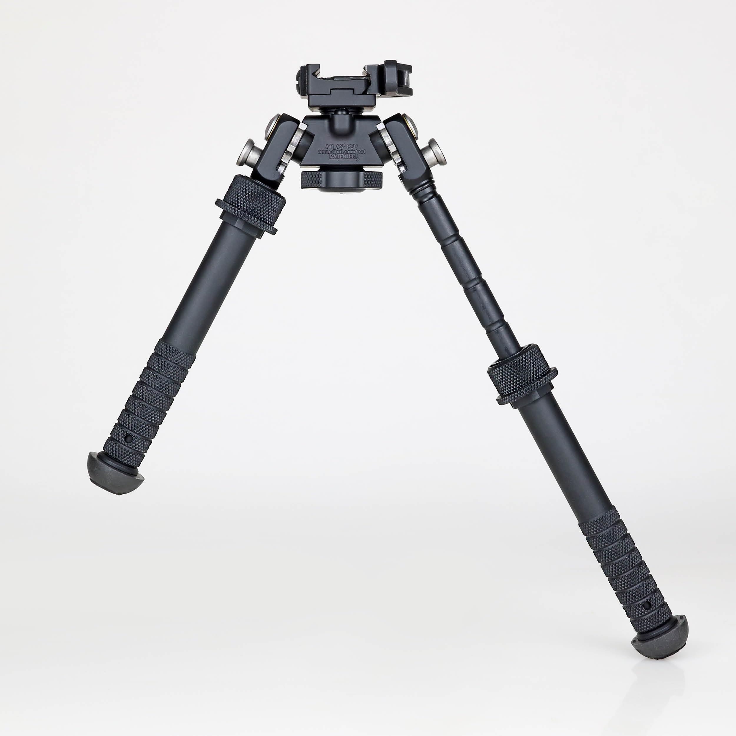 **Accu-Shot Atlas Bipod BT46-LW17 PSR with ADM 170-S Lever - USA Flag Patch & Jestik Microfiber Cleaning Cloth - Precision Shooting & Hunting Accessories**