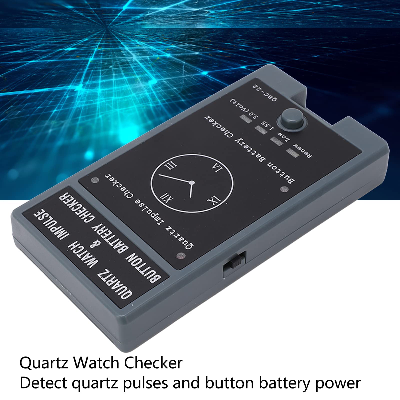 **Professional Quartz Watch Analyzer & Battery Tester - Accurate Watch Detection Tool for Button Cell Batteries | Perfect for Watch Repair Shops, Jewelers & DIY Enthusiasts**