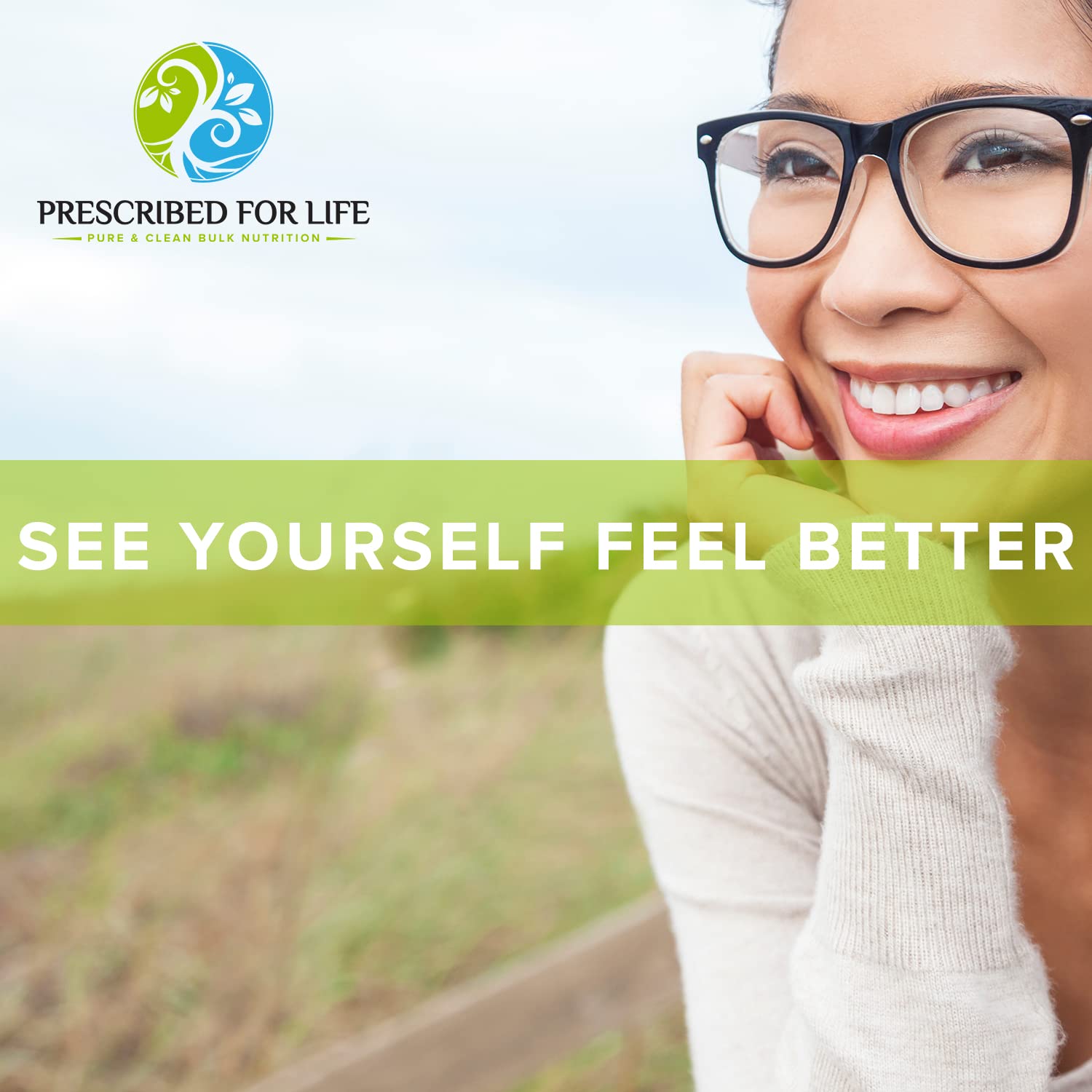 Prescribed For Life Alpha GPC Powder (2kg / 4.4lb) - Pure L-Alpha Glycerylphosphorylcholine Supplement for Cognitive Function, Memory & Brain Health - Non-GMO, Vegan, Soy-Free - Ideal for Students, Professionals & Seniors for Focus and Mental Clarity