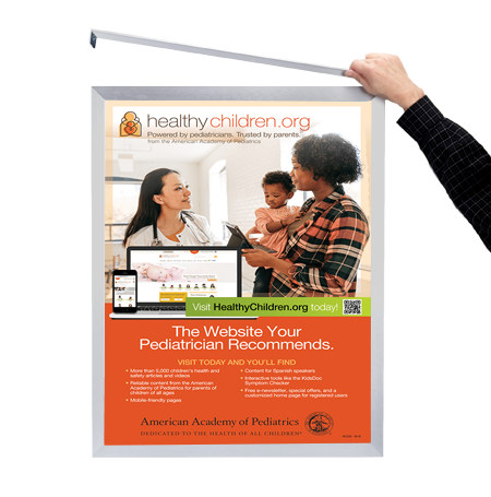 14x22 Euro Style Poster Frame - Top & Side Load for Easy Insertion - Perfect for Artwork, Photos, and Signs - Wall Display for Home & Office Decor