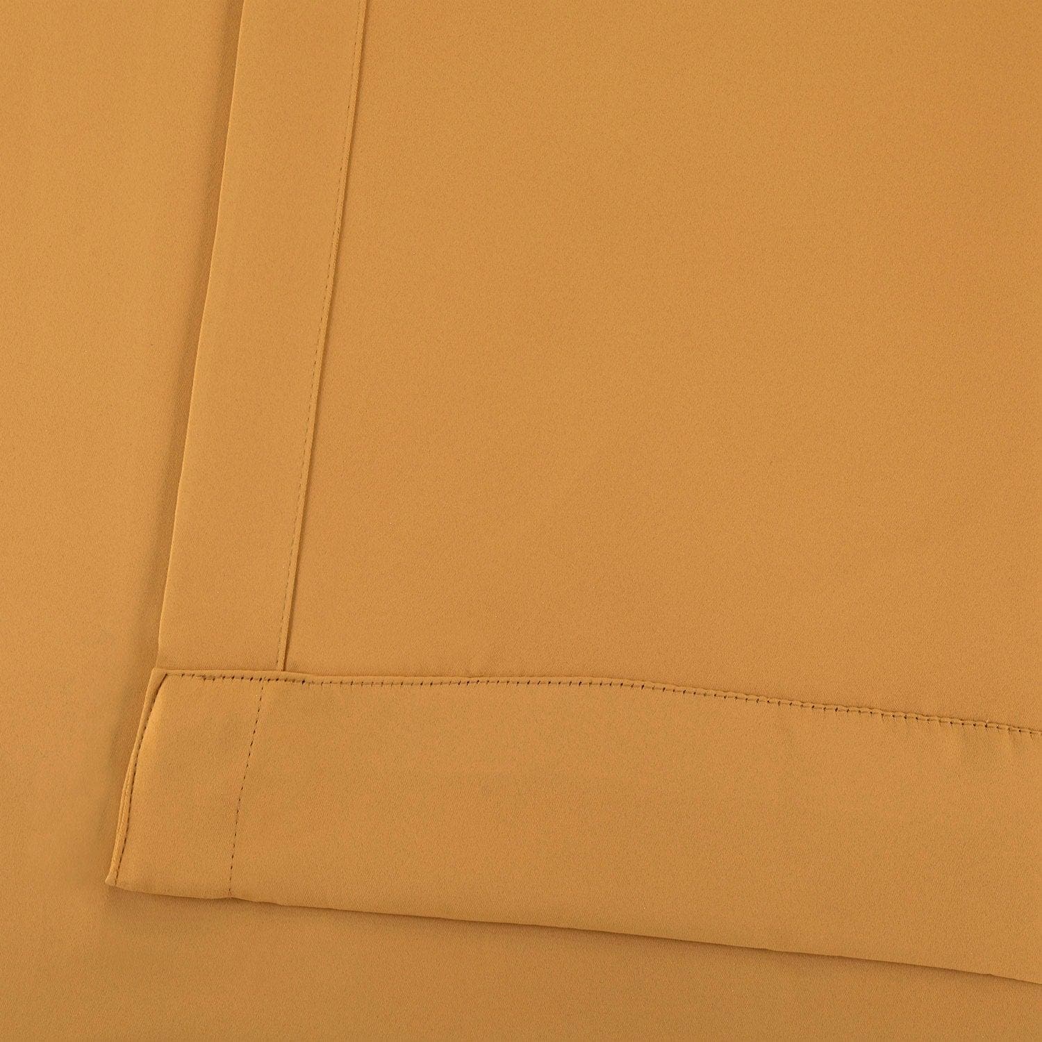 Marigold Grommet Blackout Curtains for Bedroom - Thermal Insulated Window Drapes for Home, Nursery & Office (54x84 Inch)