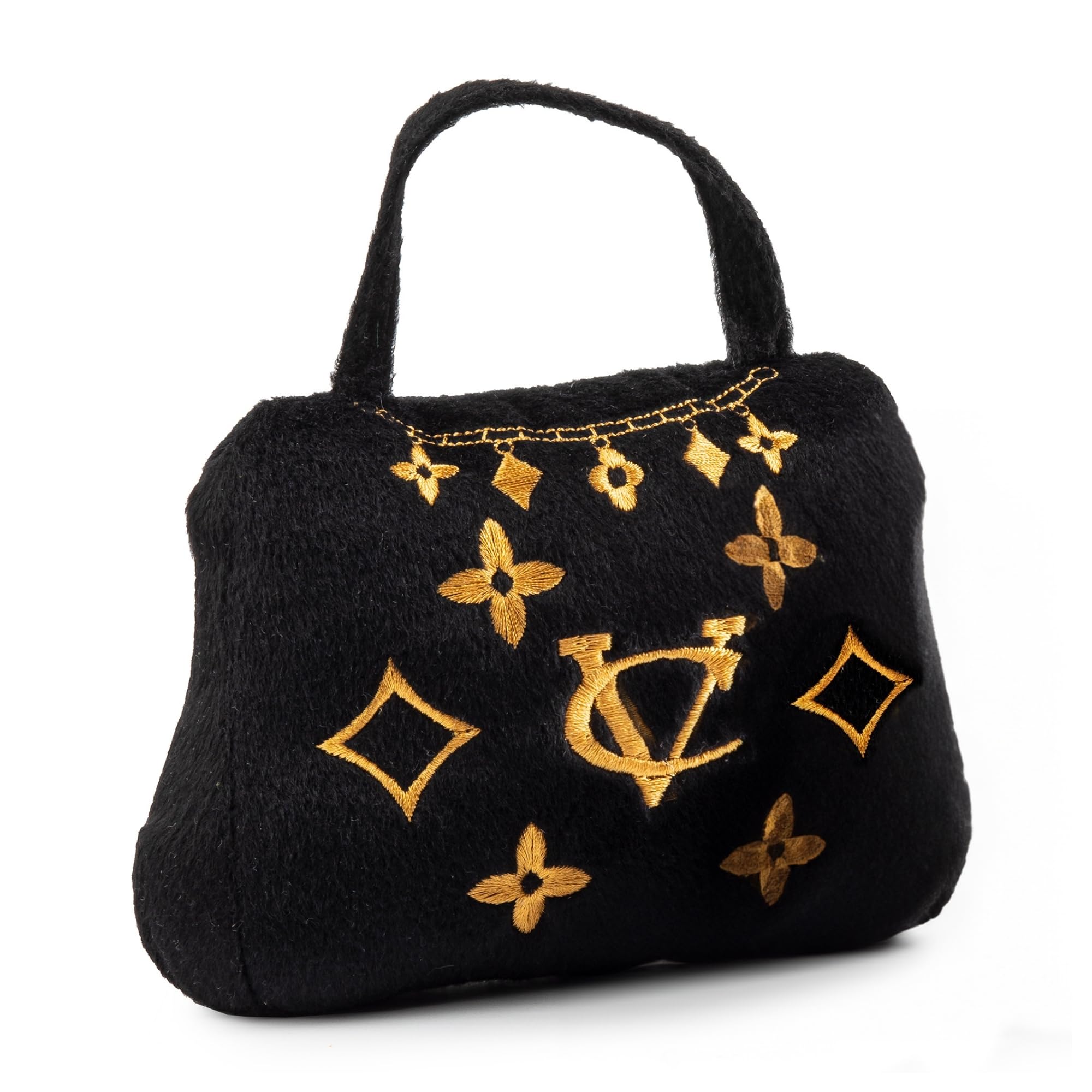 Dog Diggin Designs Runway Pup Collection – Unique Squeaky Parody Plush Dog Toys | Haute Couture Purse & Handbag Style | Perfect for Playtime, Training & Fashionable Pet Photos