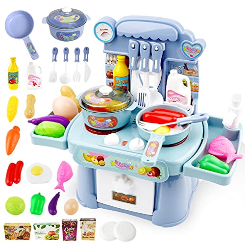 Blue Kitchen Set
