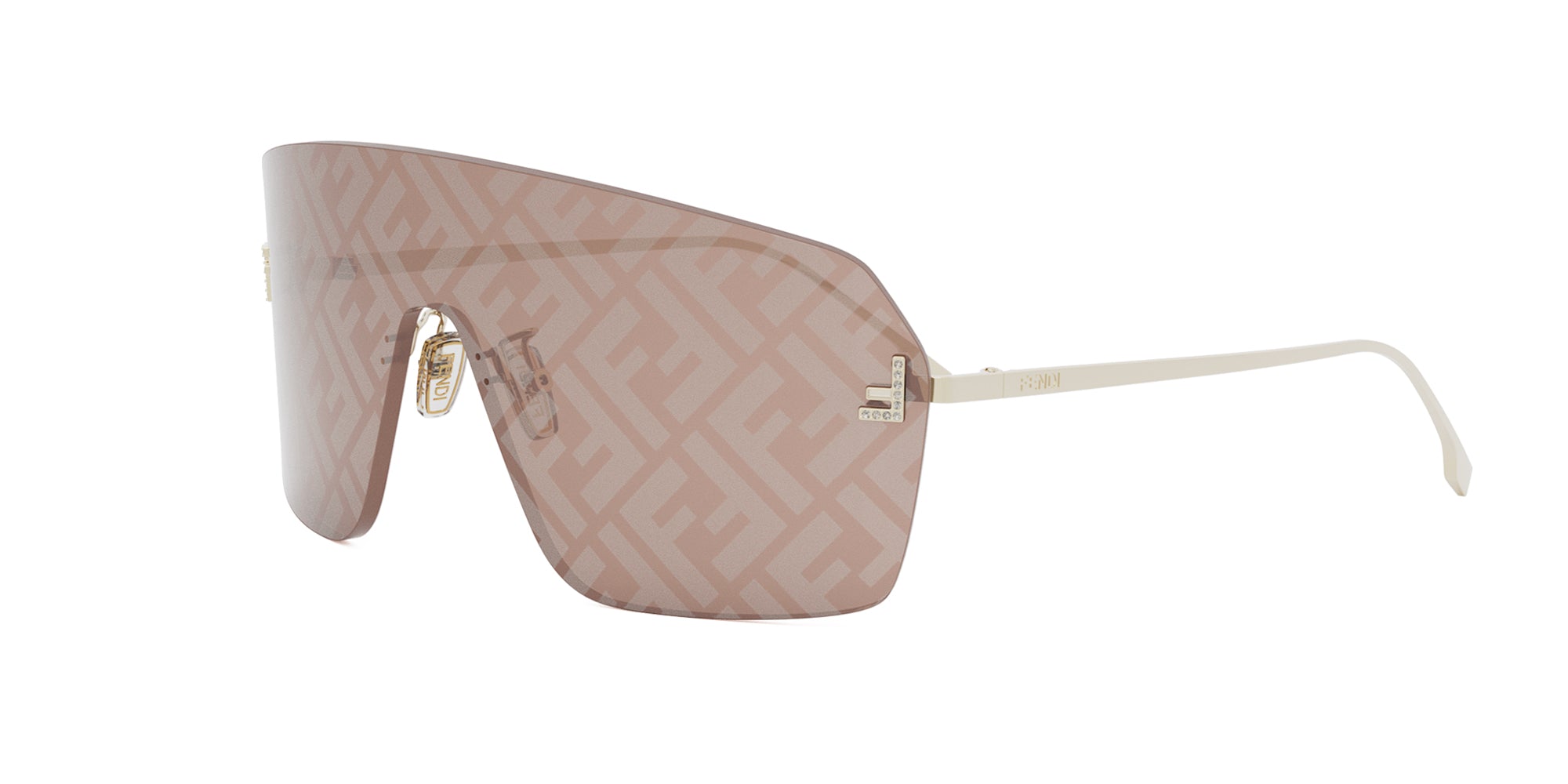 Fendi First Crystal FE4121US Women's Luxury Sunglasses - Stylish Designer Shades for Fashion & Outdoor Activities