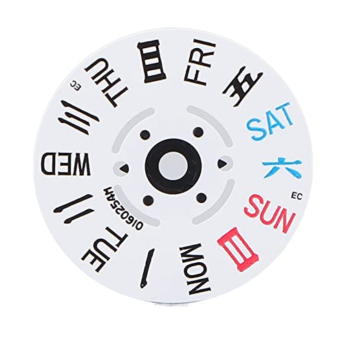 NH36 Watch Movement Weekly Calendar Dial - Professional Watch Repair Tool for Automatic Mechanical Watches | Perfect for Watchmakers & DIY Enthusiasts
