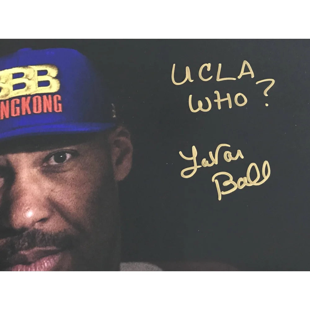 Lavar Ball Hand Signed 16x20 Photo with Inscription #D/65 COA Autograph - Authentic Collectible Basketball Memorabilia for Fans & Sports Enthusiasts