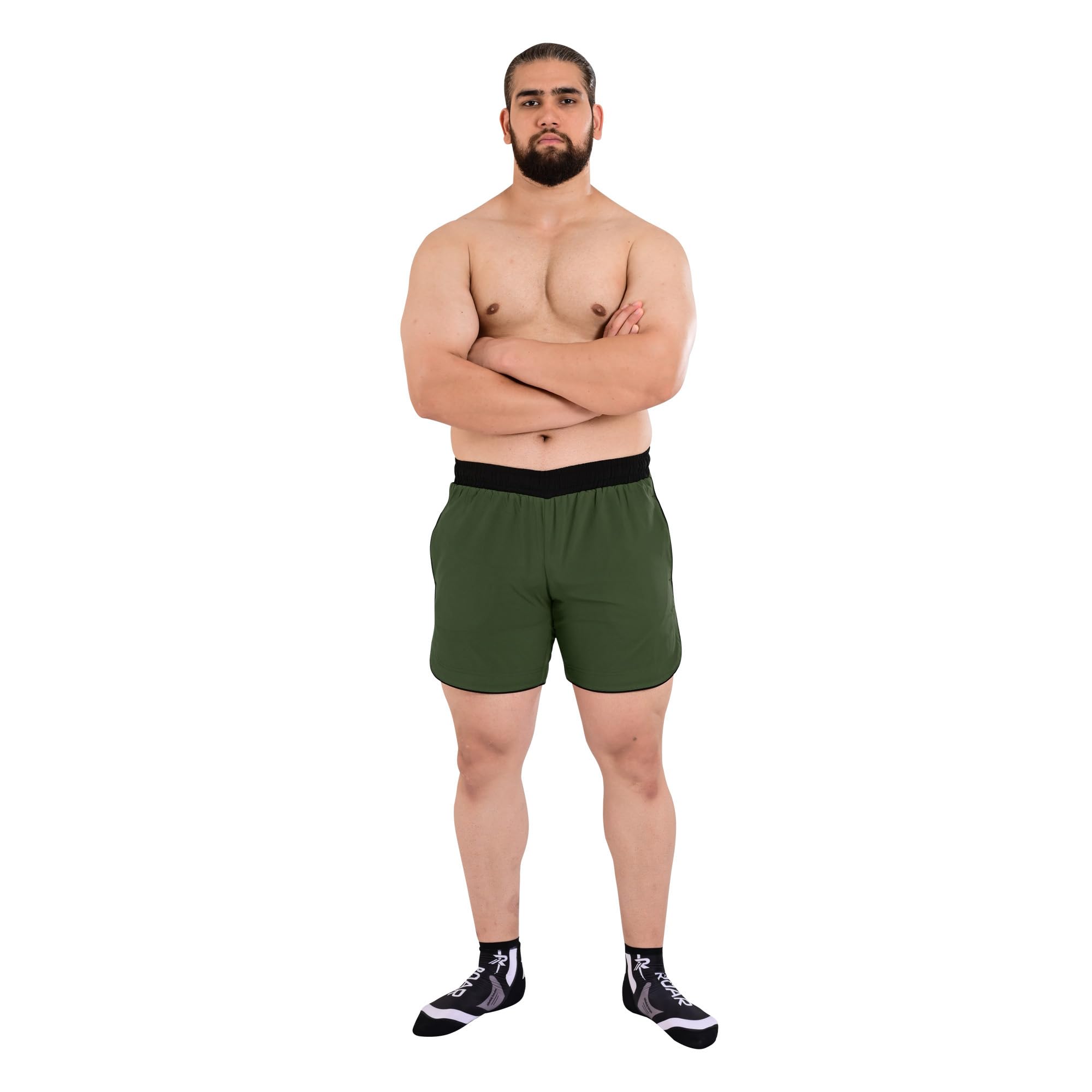 ROAR-INT MMA Boxing Shorts - Premium Grappling & No-Gi Kickboxing Shorts for Men - Brazilian Jiu Jitsu Training & Competition - Breathable & Durable Fight Trunks for MMA, BJJ, and Kickboxing - Perfect for Training, Sparring, and Tournaments
