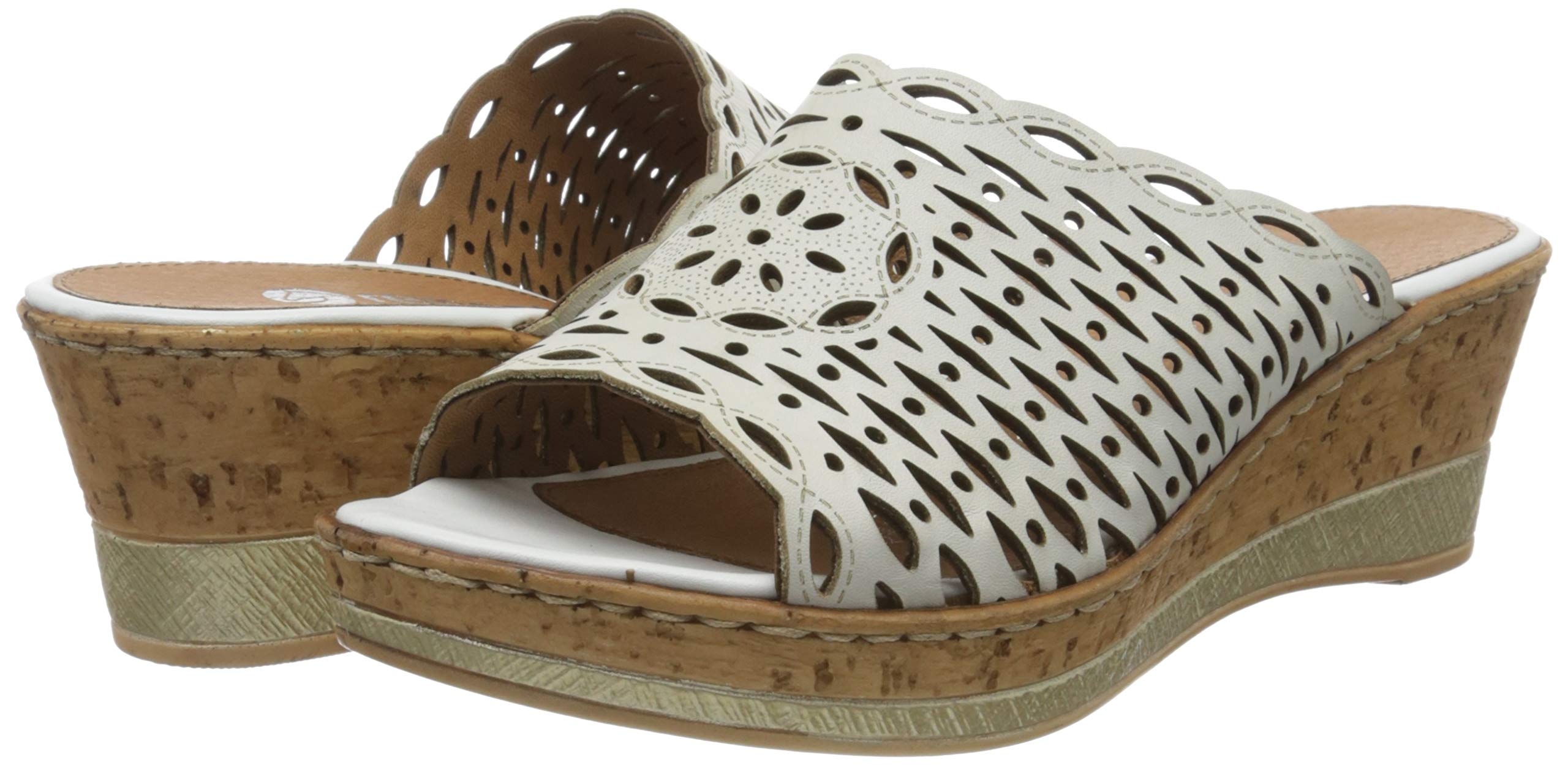 Remonte Women's Comfortable Slip-On Mules - Soft Memory Foam Sandals for Women, Casual House Slippers & Summer Slide Shoes - Perfect for Home, Office, and Outdoor Wear