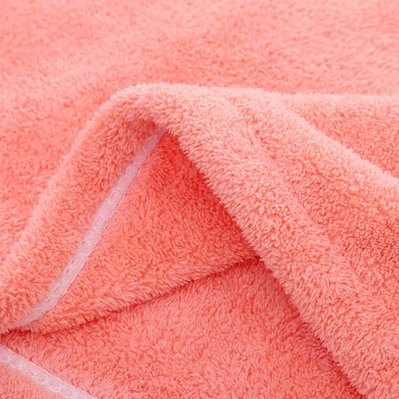 Luxury Hair Towel Wrap - Soft & Absorbent Turban for Quick Drying - Women's Shower Cap (Pink) - Perfect for Salon & Home Use