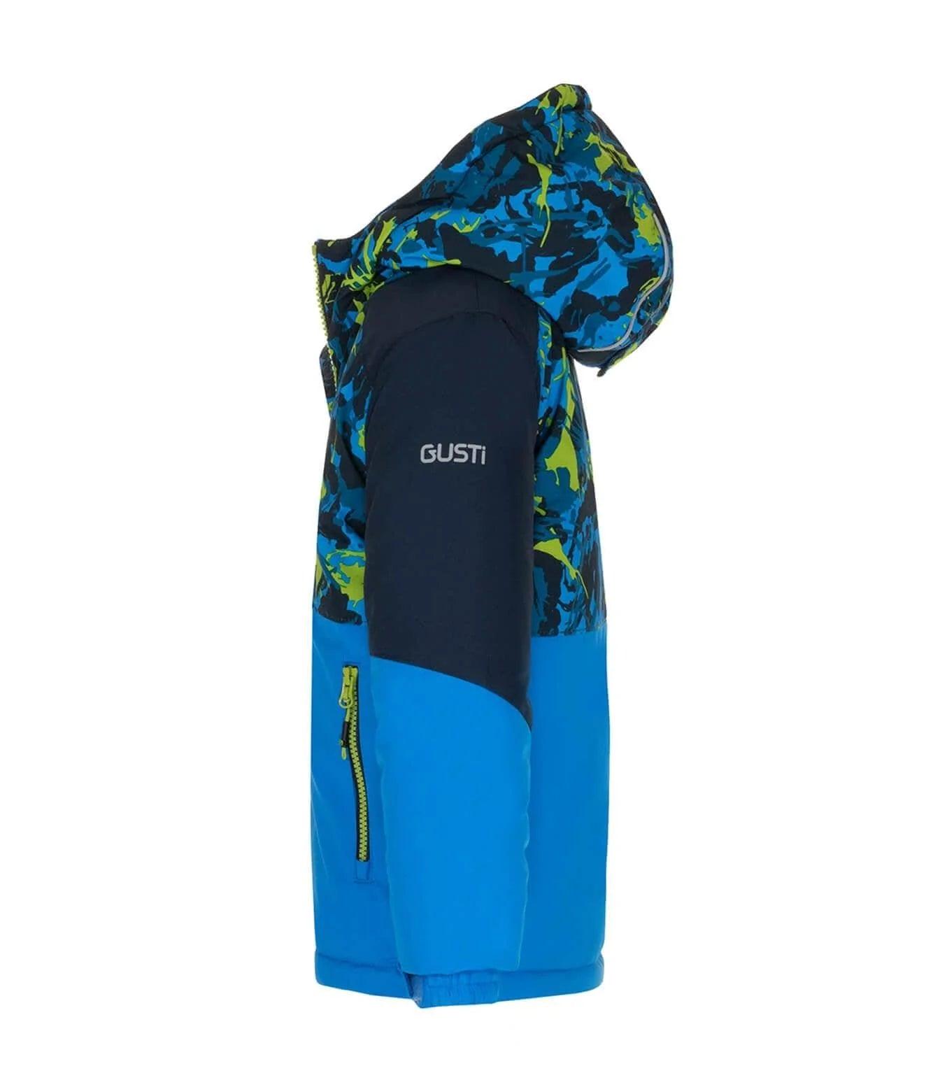 Gusti Miles Waterproof Snow Suit for Kids - Blue | Winter Outdoor Play, Skiing & Snowboarding Gear for Boys & Girls