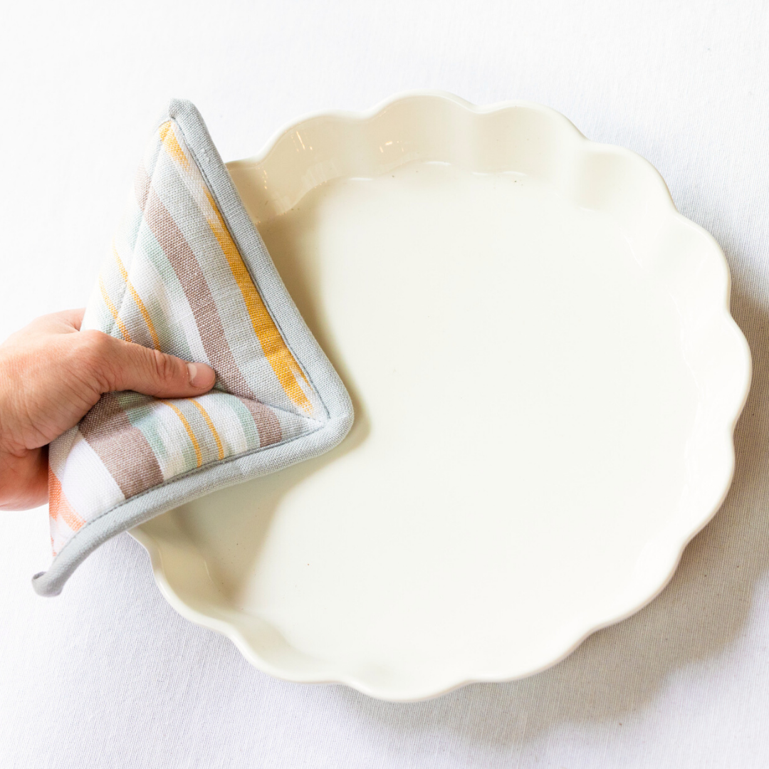 Heat Resistant Square Pot Holder - Non-Slip Silicone Trivet for Hot Pans & Pots - Kitchen Countertop & Dining Table Protector (Set of 2) - Perfect for Cooking, Serving & Entertaining