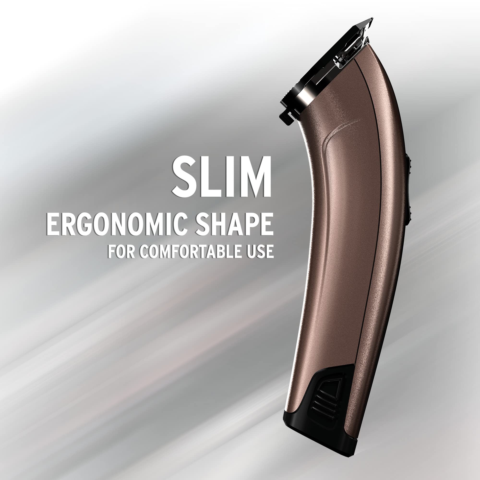 Wahl Genio Pro Professional Hair Clippers - Cordless Hair Cutting Kit with Diamond Blade & Adjustable Blades | Lightweight Barbers Supplies for Bulk Hair Removal | Perfect for Home Grooming & Salon Use
