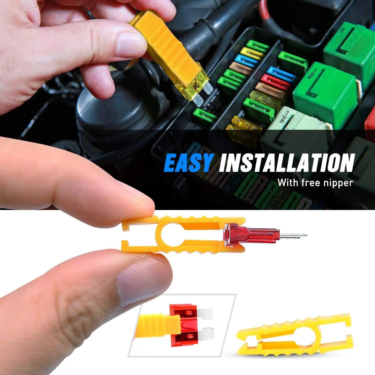 240Pcs Standard & Mini Blade Fuse Set - Automotive Fuse Assortment Kit for Car, Truck, RV & Boat Electrical Protection - Perfect for DIY Repairs & Emergency Roadside Use