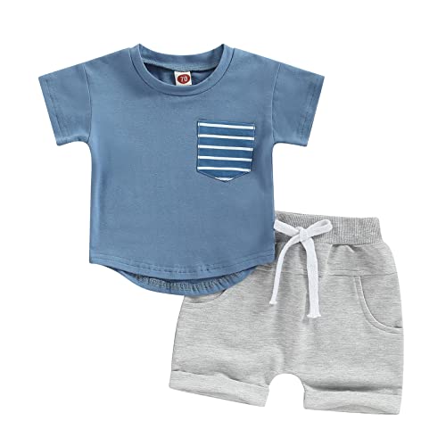 Stripe Pocket Blue