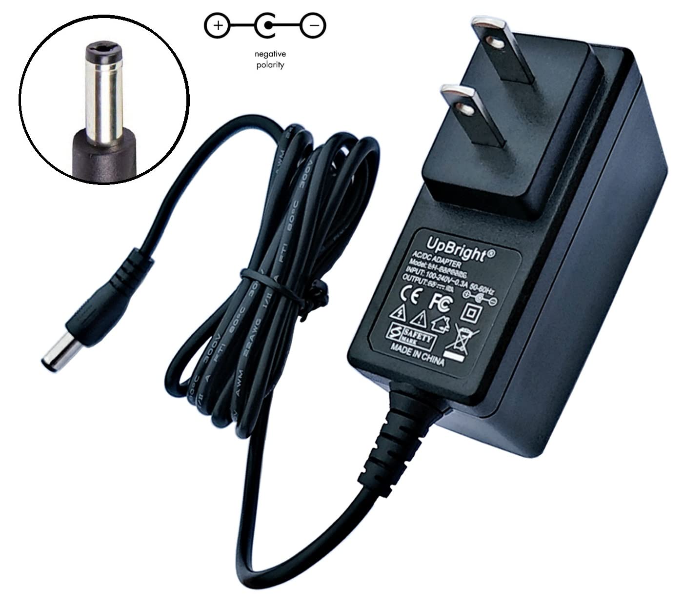 UpBright 9V AC/DC Power Adapter Replacement for Franklin Machine Products FMP 151-8800 151-7500 151-1052 Digital Kitchen Timers & D900-1052 FST-151-1052 4/8 Function Timer - Perfect for Home Baking, Cooking, and Commercial Kitchen Use