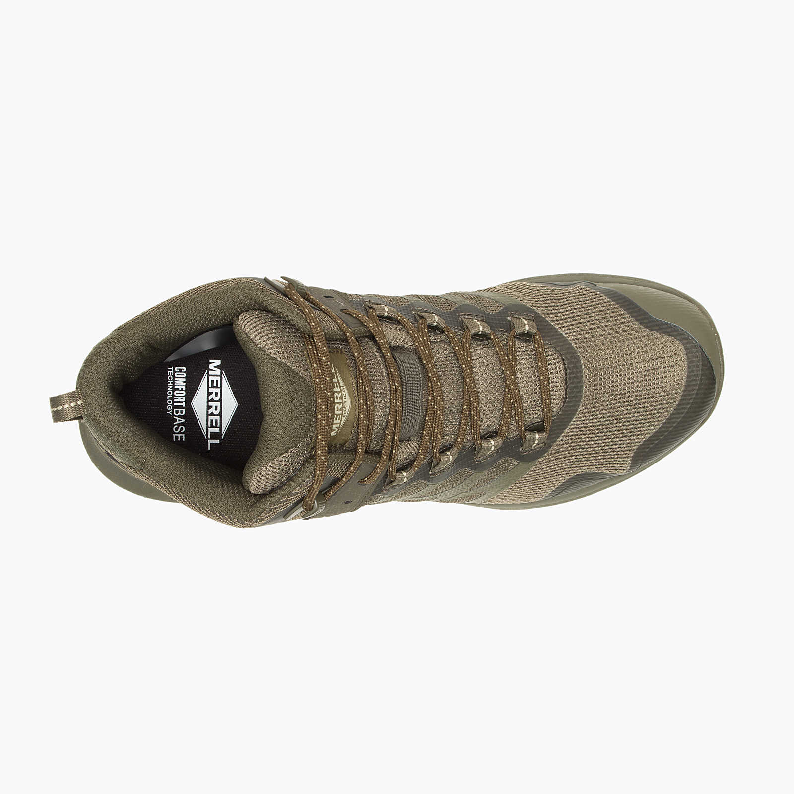 Nova 3 Tactical Men's Waterproof Work Boots - Mid Height Dark Olive - Durable Safety Boots for Construction, Hiking & Outdoor Work