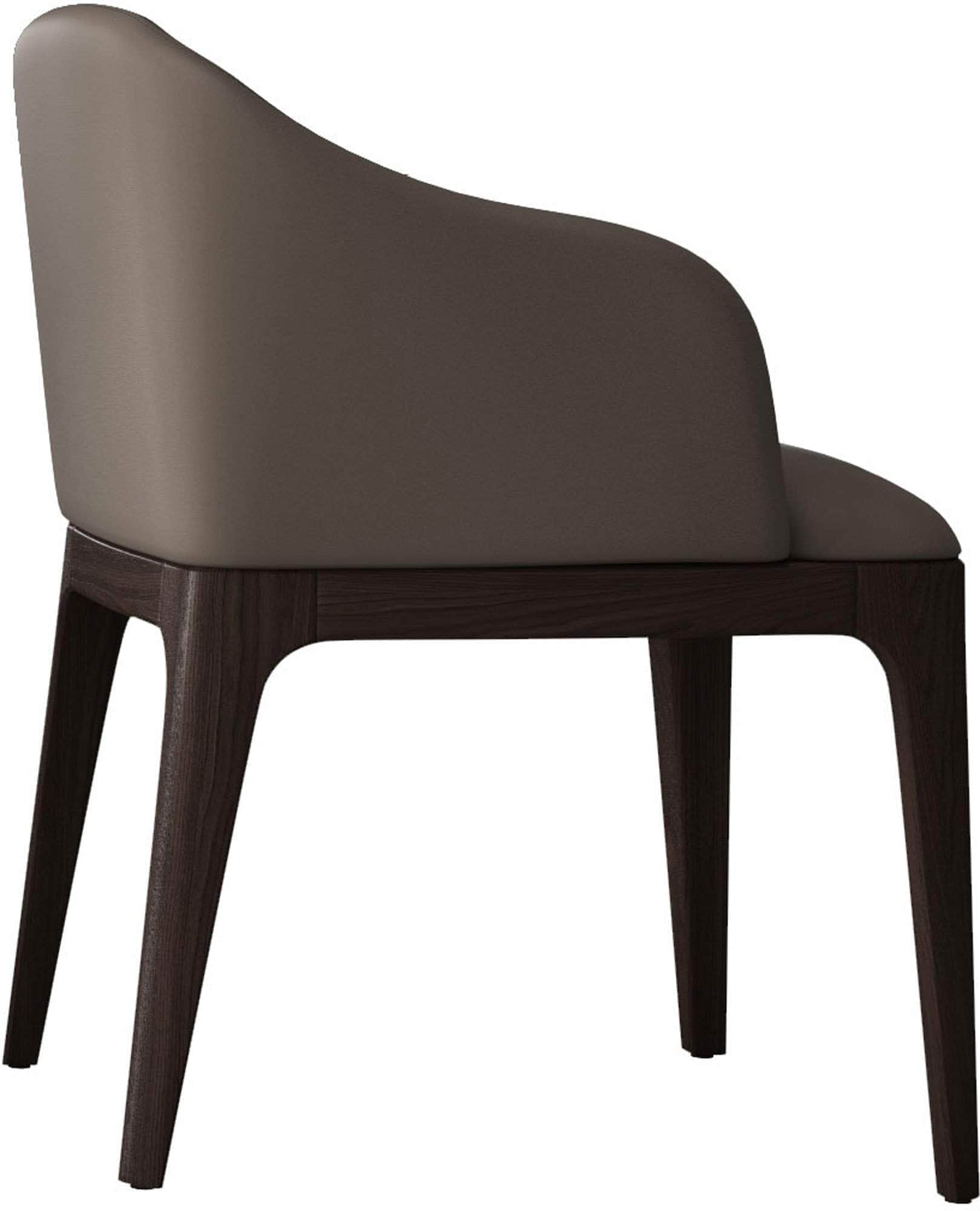 Wooster Eco Pelle Leather Dining Arm Chair - 2 Color Options | Modern & Durable for Home, Office, Restaurant