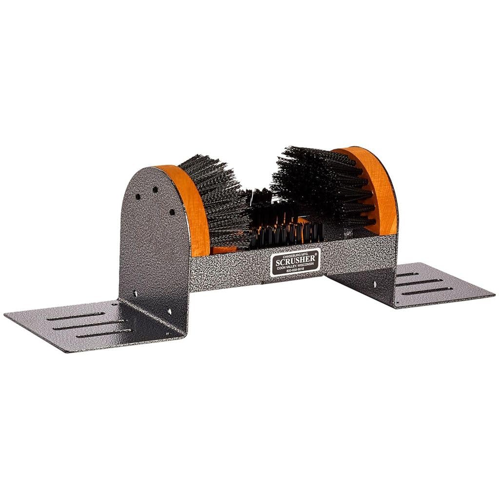 Big Boot Cleaner - Heavy Duty Extra Wide Shoe & Boot Brush with Weather Resistant Steel Frame | Made in USA | Ideal for Hiking, Farming & Outdoor Work