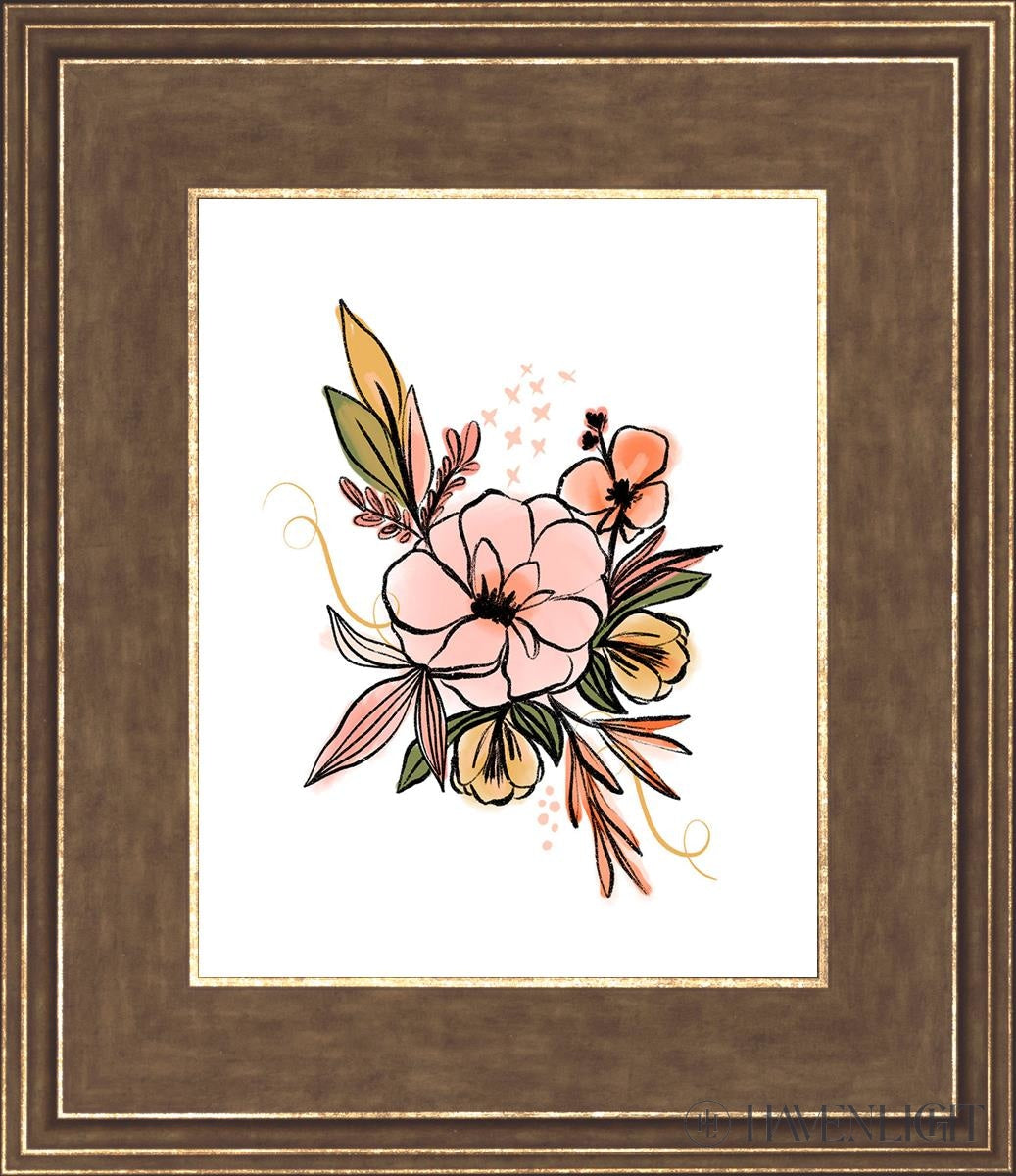 Flowers 1 By Rhonna Farrer - Beautiful Floral Art Print for Home Decor, Wall Art & Gift Ideas - Perfect for Living Room, Bedroom & Office Decorations