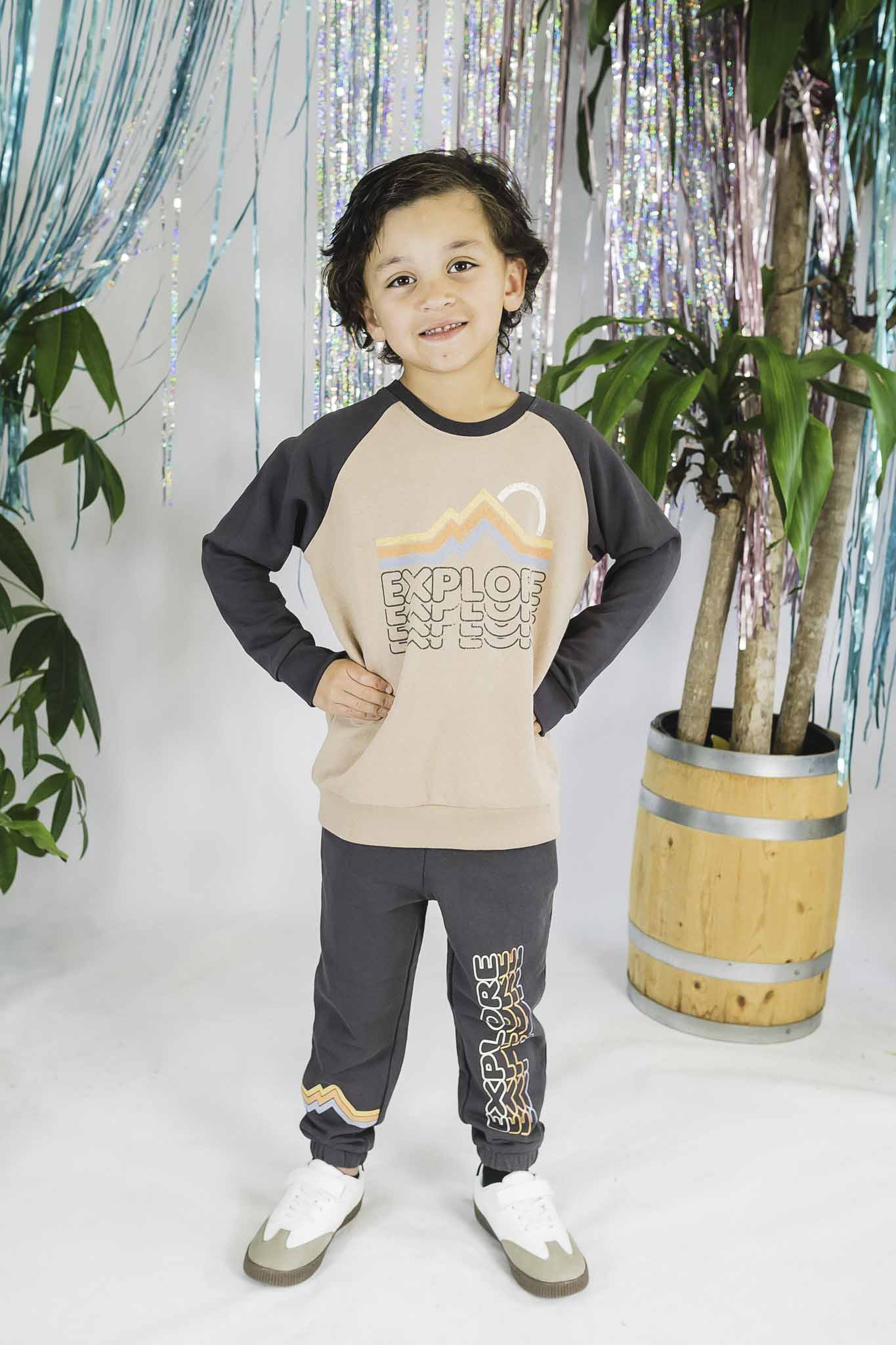 Explorer Sweatshirt for Boys | Comfortable Cotton Hoodie for Outdoor Adventures & Casual Wear