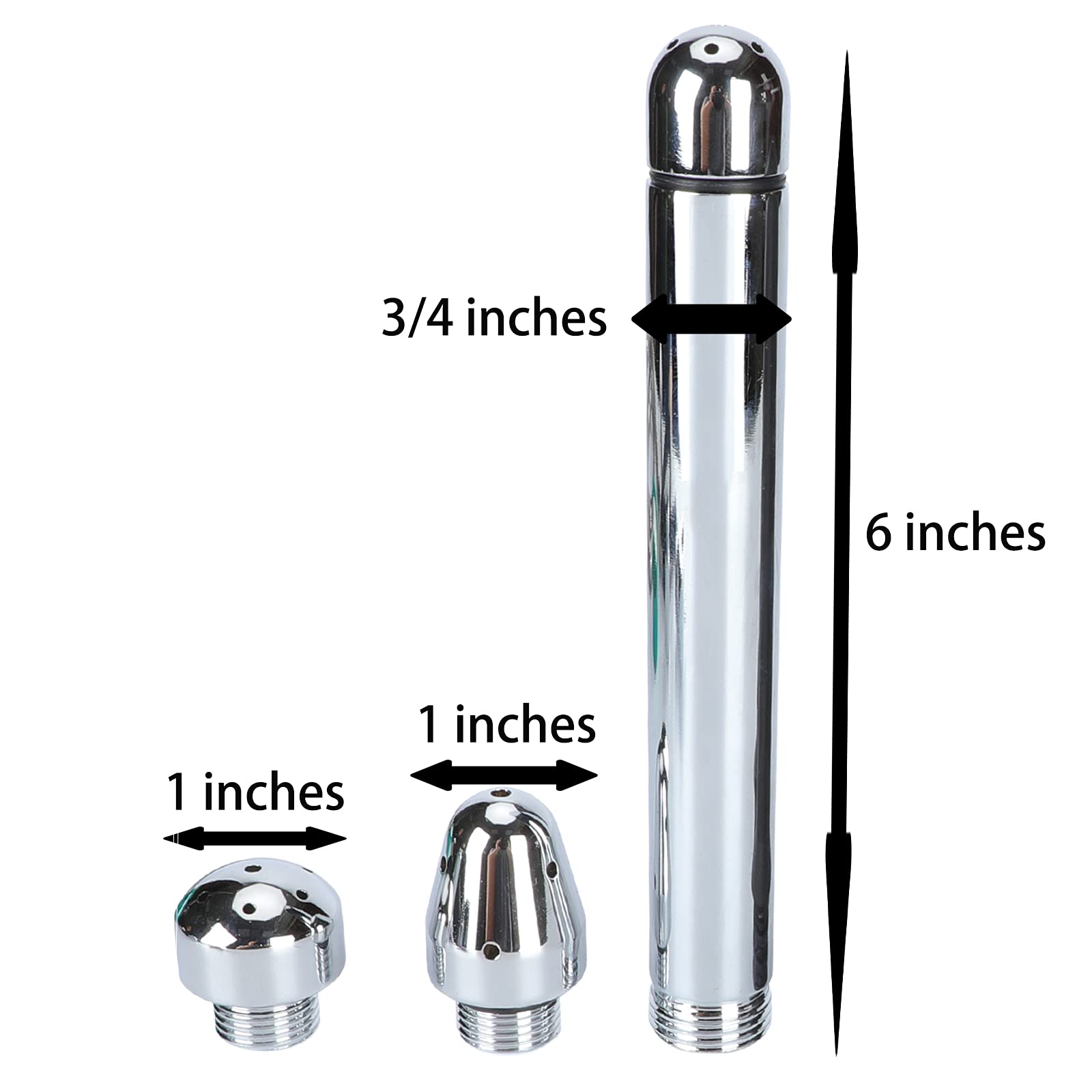 3-in-1 Metal Shower Nozzle with 20