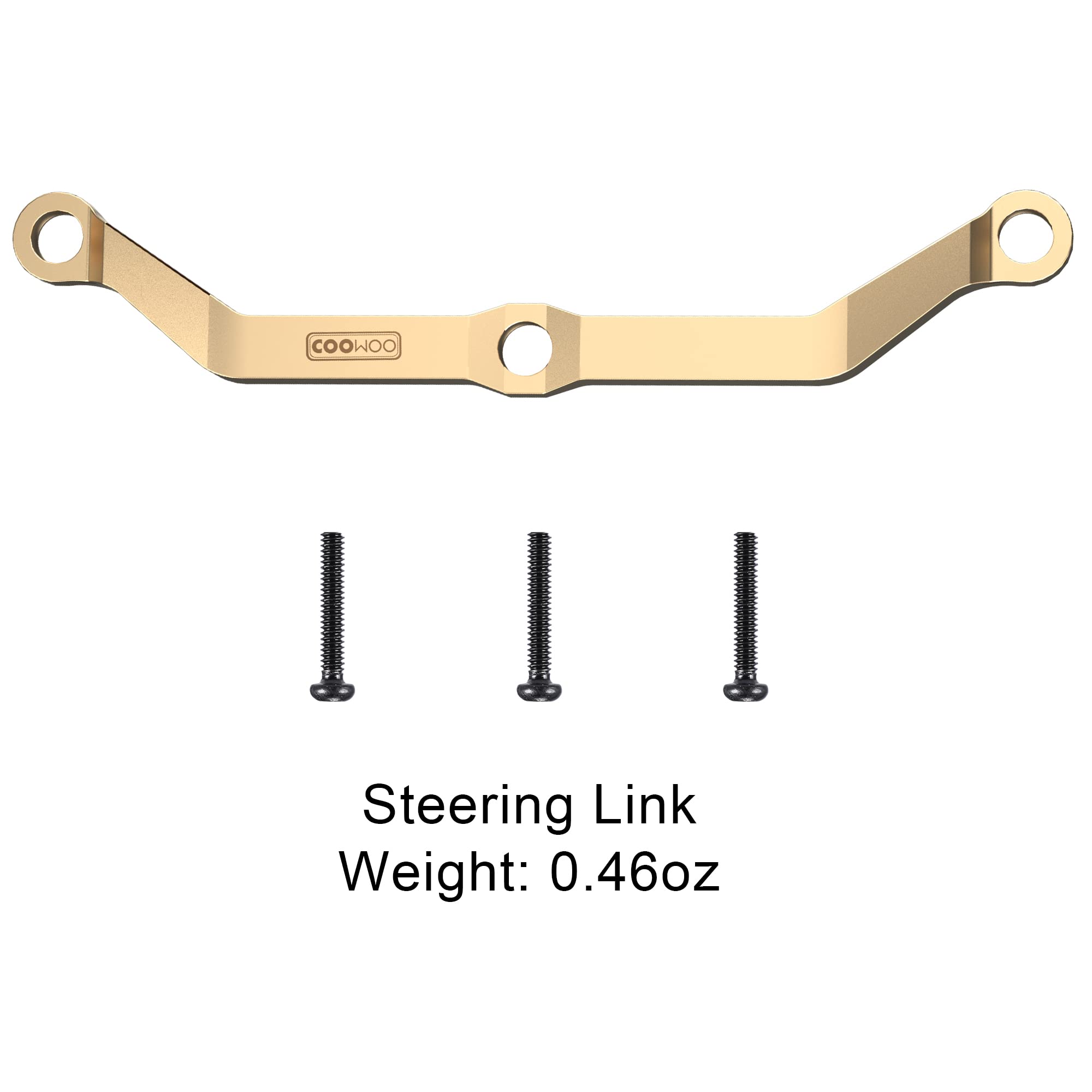 Upgrade Brass Parts Kit for TRX-4M RC Crawler - Steering Link, Knuckle, Caster Blocks & Diff Cover - Durable Off-Road Crawling Accessories for Trail & Rock Climbing Adventures