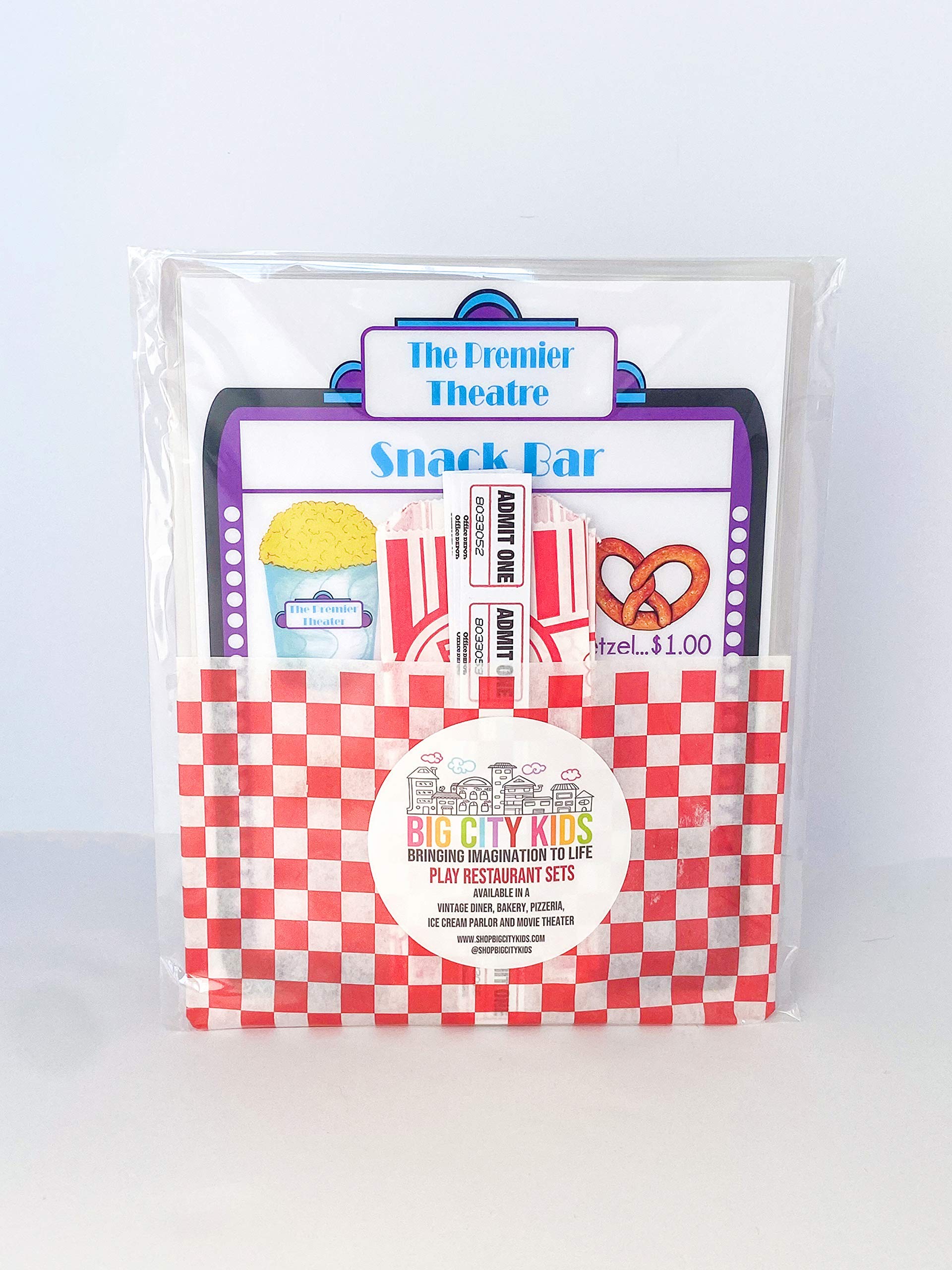 Kids Pretend Play Movie Theater Set - Fun Family Movie Night Toy for Children | Perfect for Role Play, Birthday Gifts & Indoor Entertainment