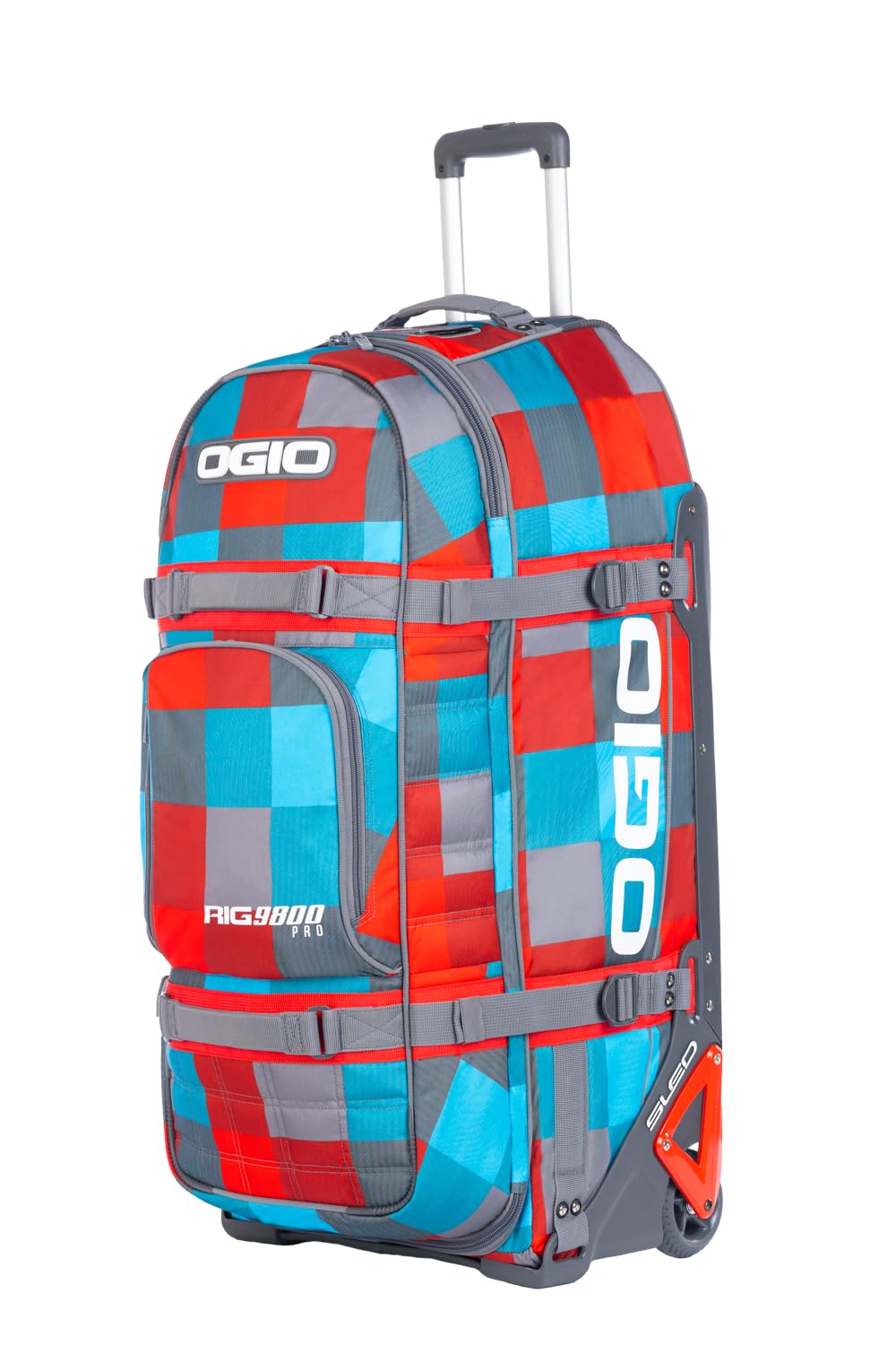OGIO Rig 9800 Pro Wheeled Gear Bag With Boot Bag LE Blockade Red - Durable Travel Luggage for Golf Clubs, Sports Equipment & Work Tools - Perfect for Air Travel, Gym Storage & Outdoor Adventures
