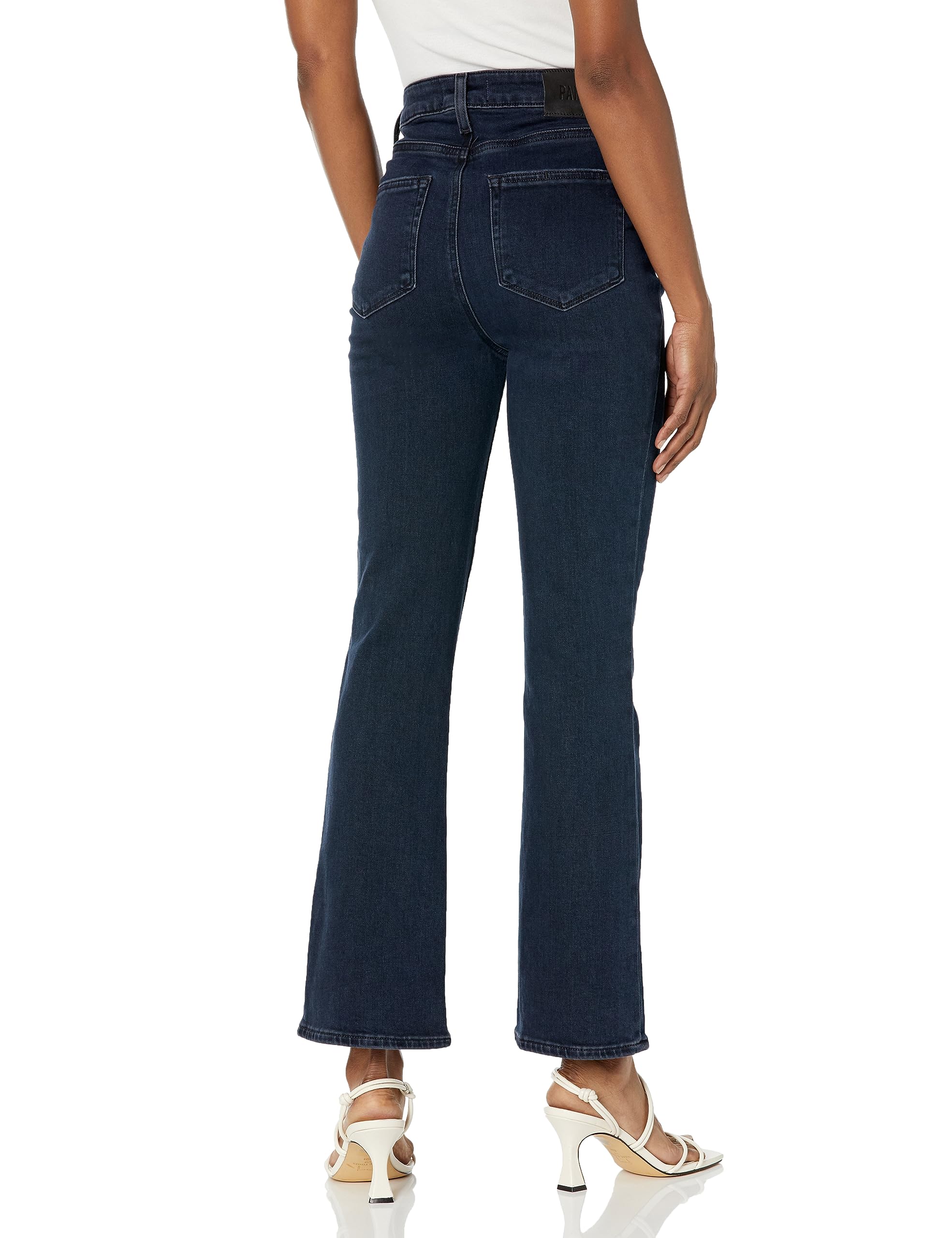 PAIGE Women's Claudine Linear Coin Pocket High Waist Skinny Jeans - Trendy Stretch Denim Pants for Casual & Night Out