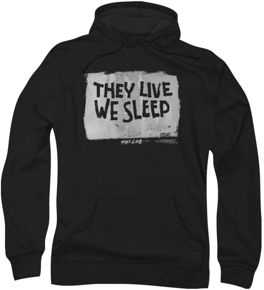 They Live - Men's 'We Sleep' Hoodie | Comfortable Pullover Sweatshirt for Casual Wear, Lounging & Street Style