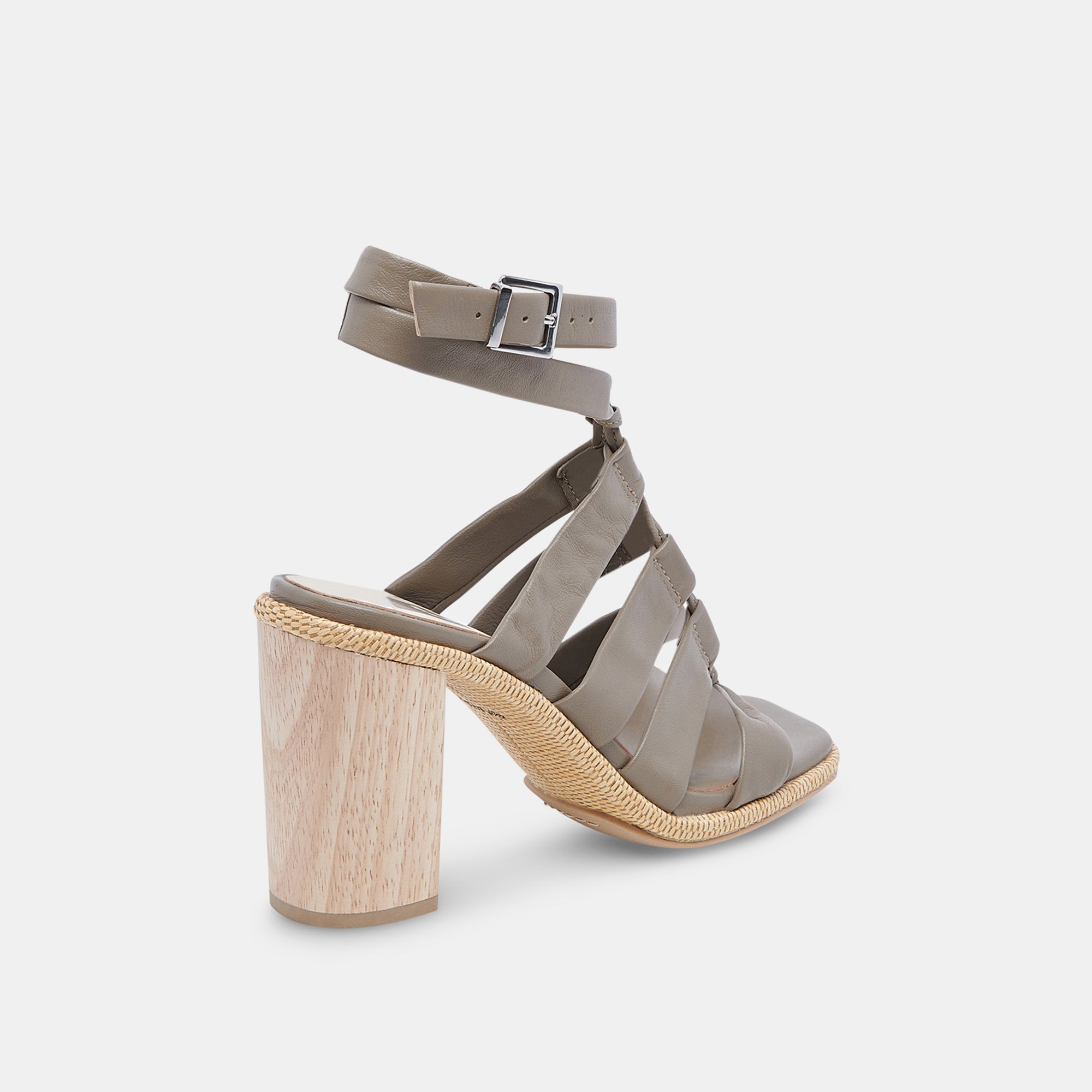 OLEMA Women's Dark Olive Leather High Heels - Stylish & Comfortable Pumps for Work, Party & Evening Events