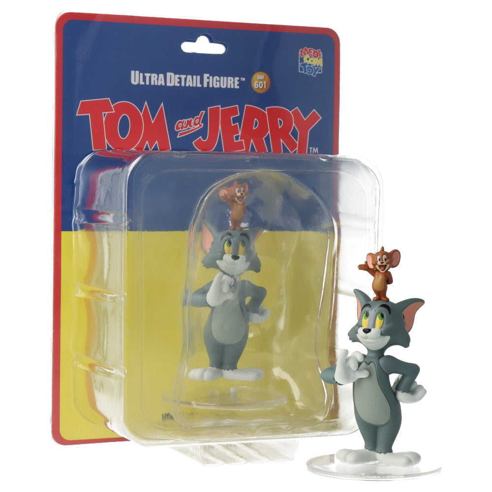 Tom & Jerry UDF Figurine - Jerry Sitting on Tom's Head | Collectible Cartoon Character Statue | Perfect for Home Decor, Office Display & Anime Fans Gift