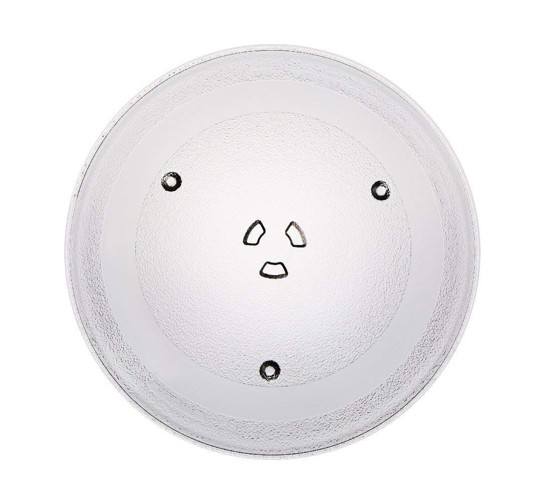 Samsung 2084106 Replacement Microwave Glass Turntable Plate - Durable & Heat-Resistant for Smooth Cooking - Perfect for Reheating, Defrosting & Rotating Food in Samsung Microwaves