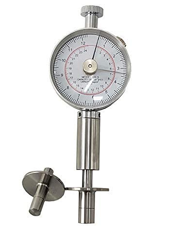 Premium GY-3 Fruit Hardness Tester Penetrometer - Dual Measuring Heads (0.5-12kg/cm² & 1-24kg/cm²) - Accurate Fruit Firmness Meter for Quality Control in Orchards, Farms, and Food Processing Labs