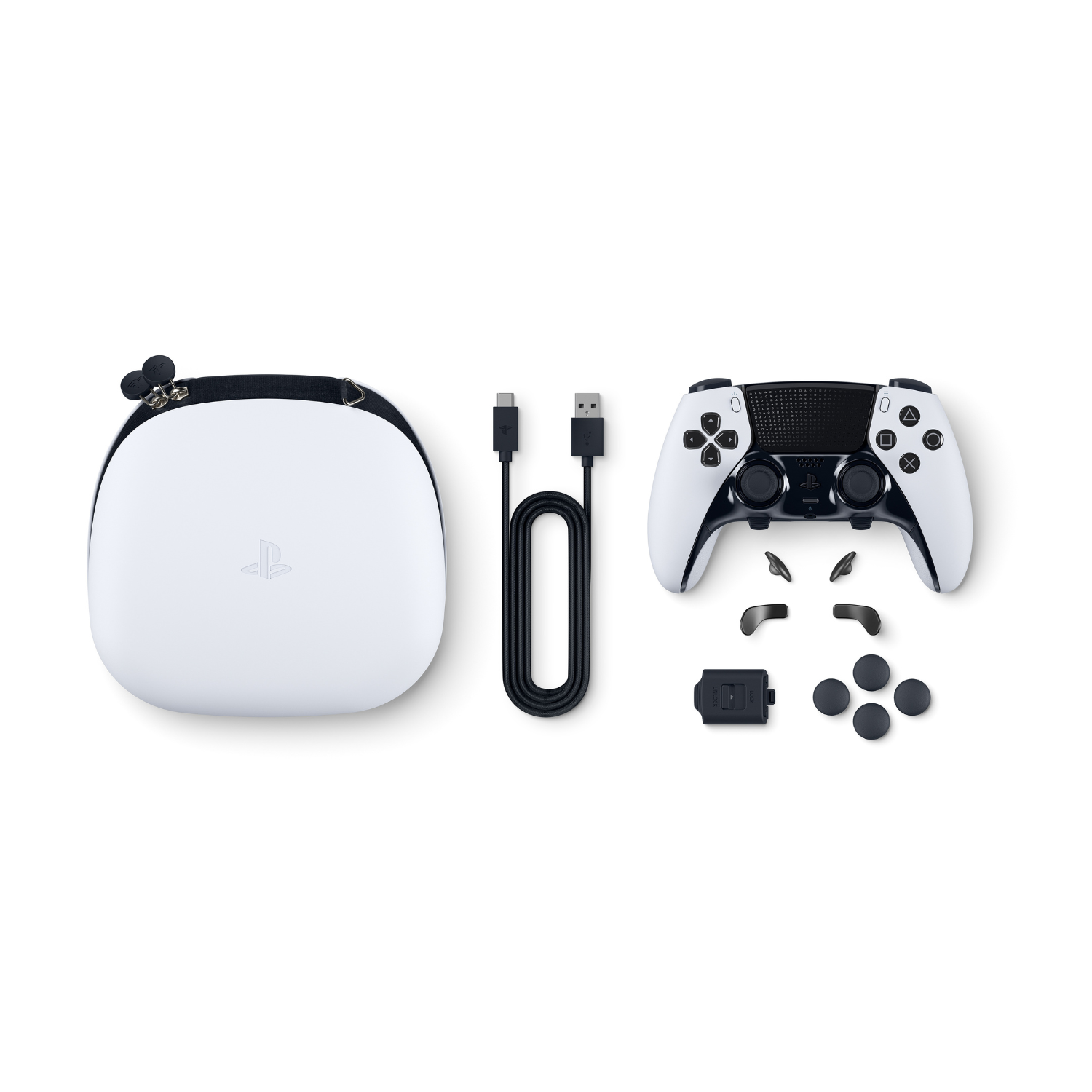 PS5 DualSense Edge Wireless Controller - White | Premium Gaming for PS5 Consoles | Perfect for Competitive Play & Immersive Gaming Experience