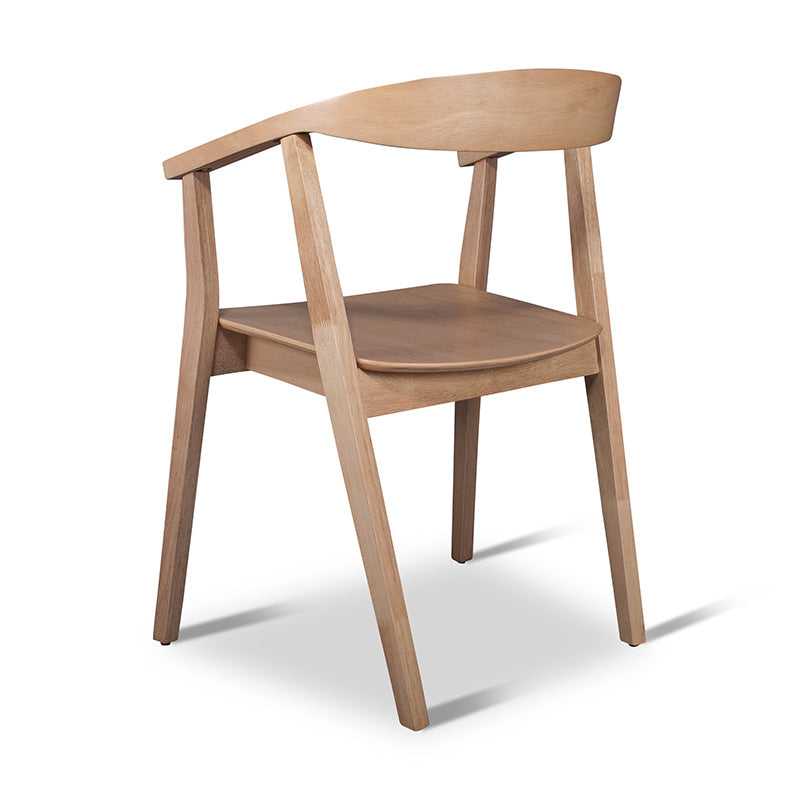 GRETA Dining Chair - Cocoa Brown Upholstered Seat - Modern Kitchen & Dining Room Furniture for Home & Office Use