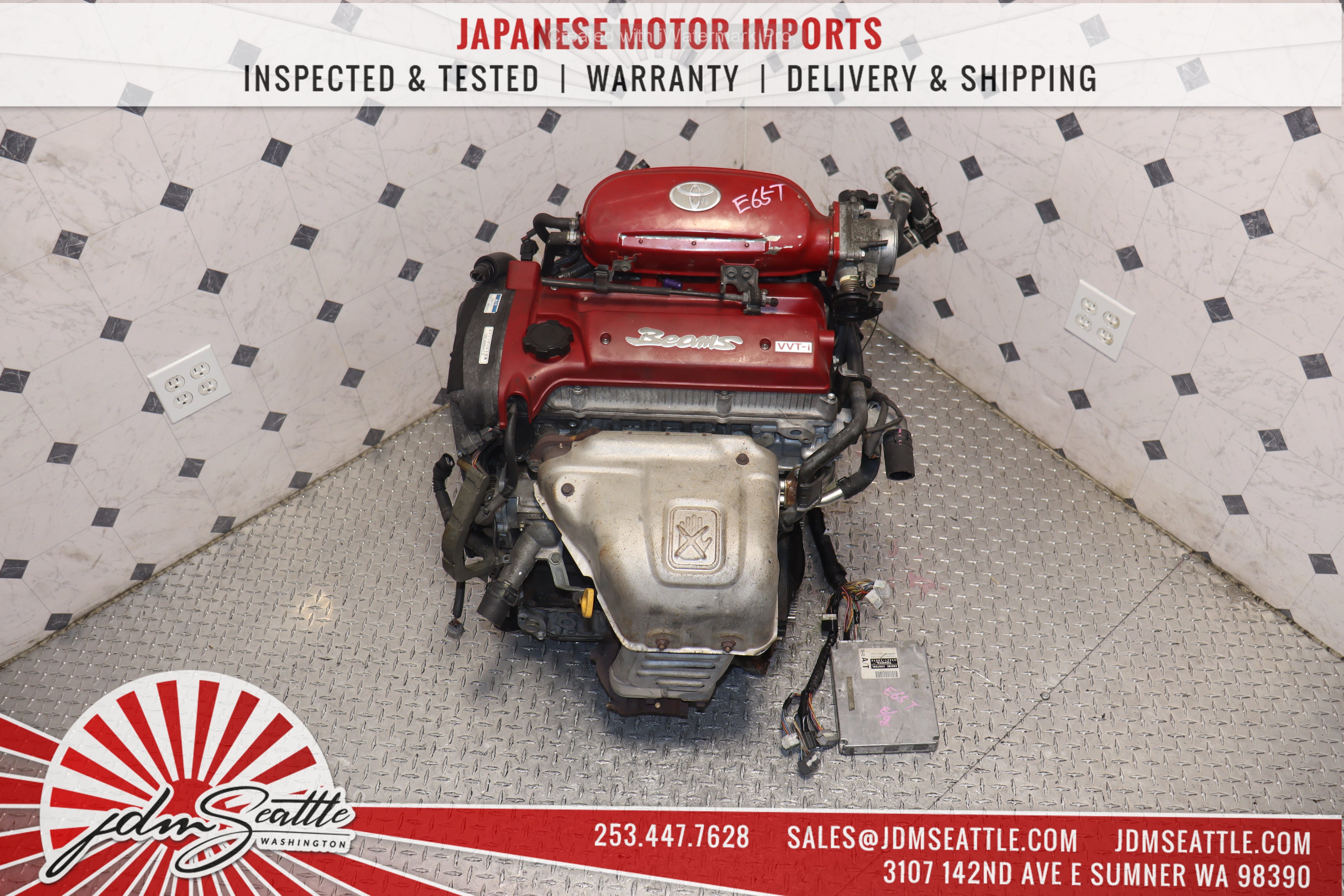 Toyota Celica SS III ST202 BEAMS 2.0L VVTI Red Top Engine - JDM 3SGE Motor for Performance Upgrades & Racing | Perfect for Engine Swap, Restoration Projects & Car Enthusiasts
