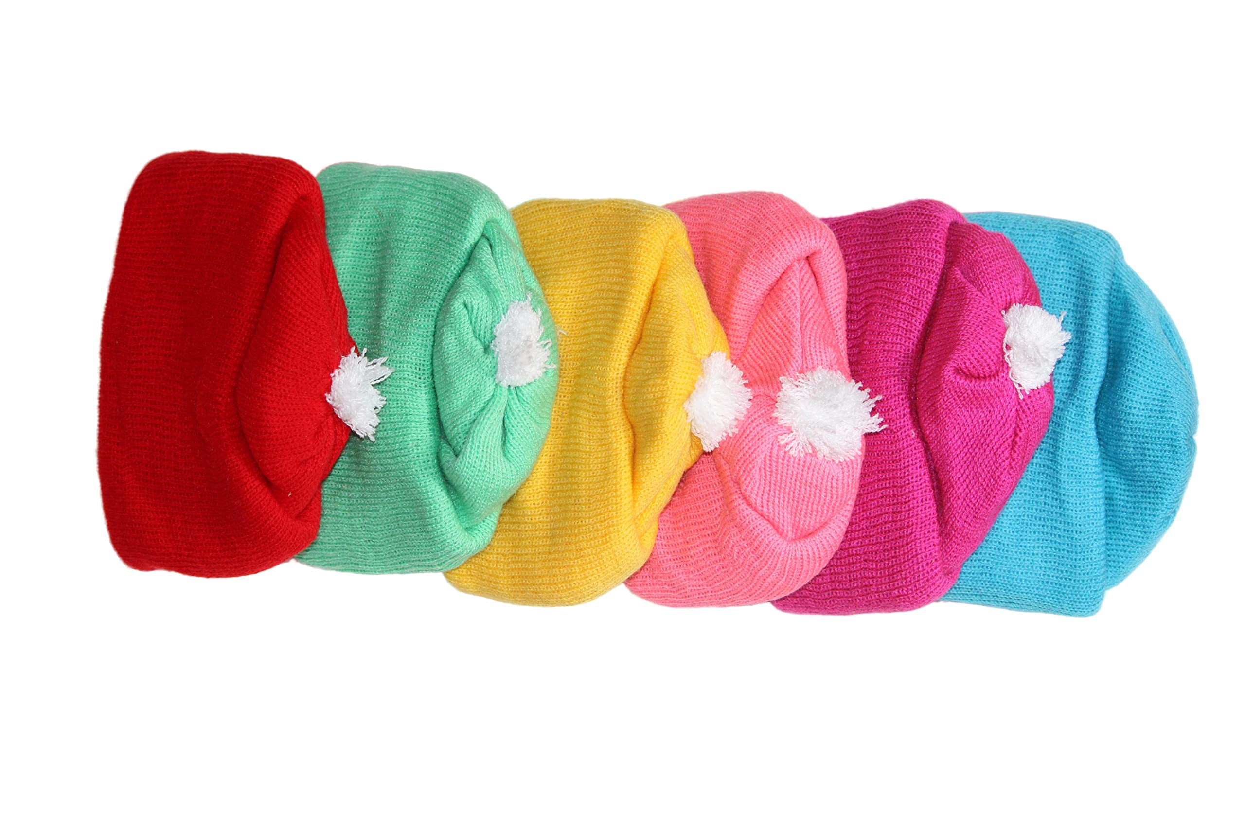 Soft Woolen Monkey Cap for Baby Boys & Girls - Pack of 3 | Warm Winter Hat for Newborns & Toddlers | Perfect for Cold Weather, Outdoor Play & Photoshoots