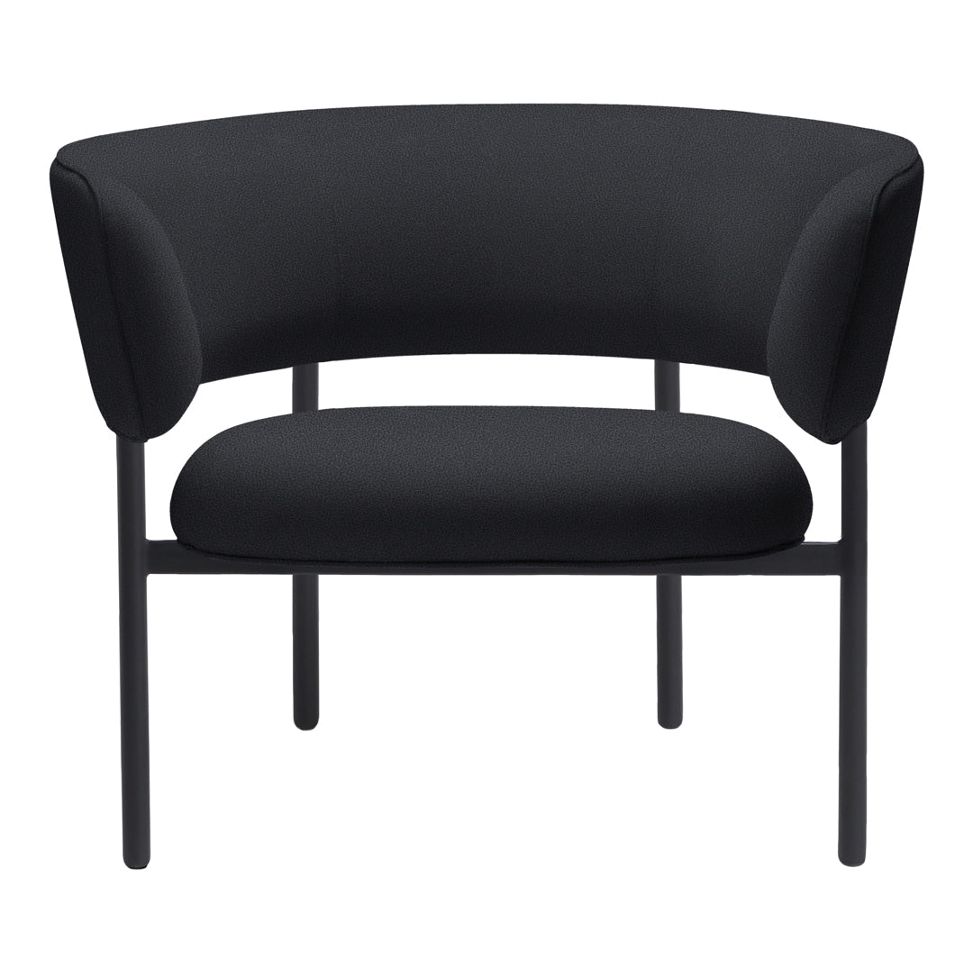 Font Lounge Armchair - Modern Accent Chair for Living Room, Bedroom & Office - Comfortable Upholstered Reading Chair with Soft Fabric - Perfect for Relaxing, Reading & Decorating