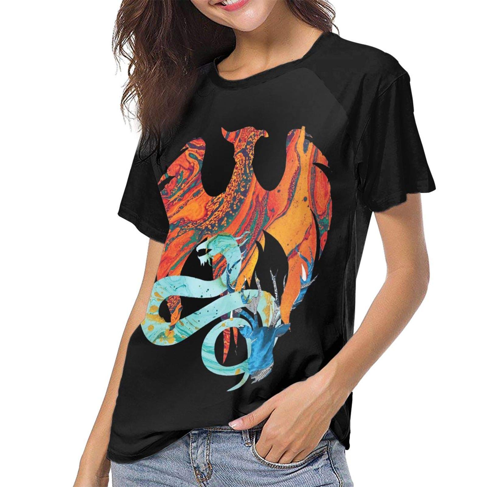 Shadow and Bone Women's Graphic Novelty T-Shirt | Fantasy Book Inspired Fashion Tee for Adults | Perfect for Cosplay, Book Lovers & Everyday Wear