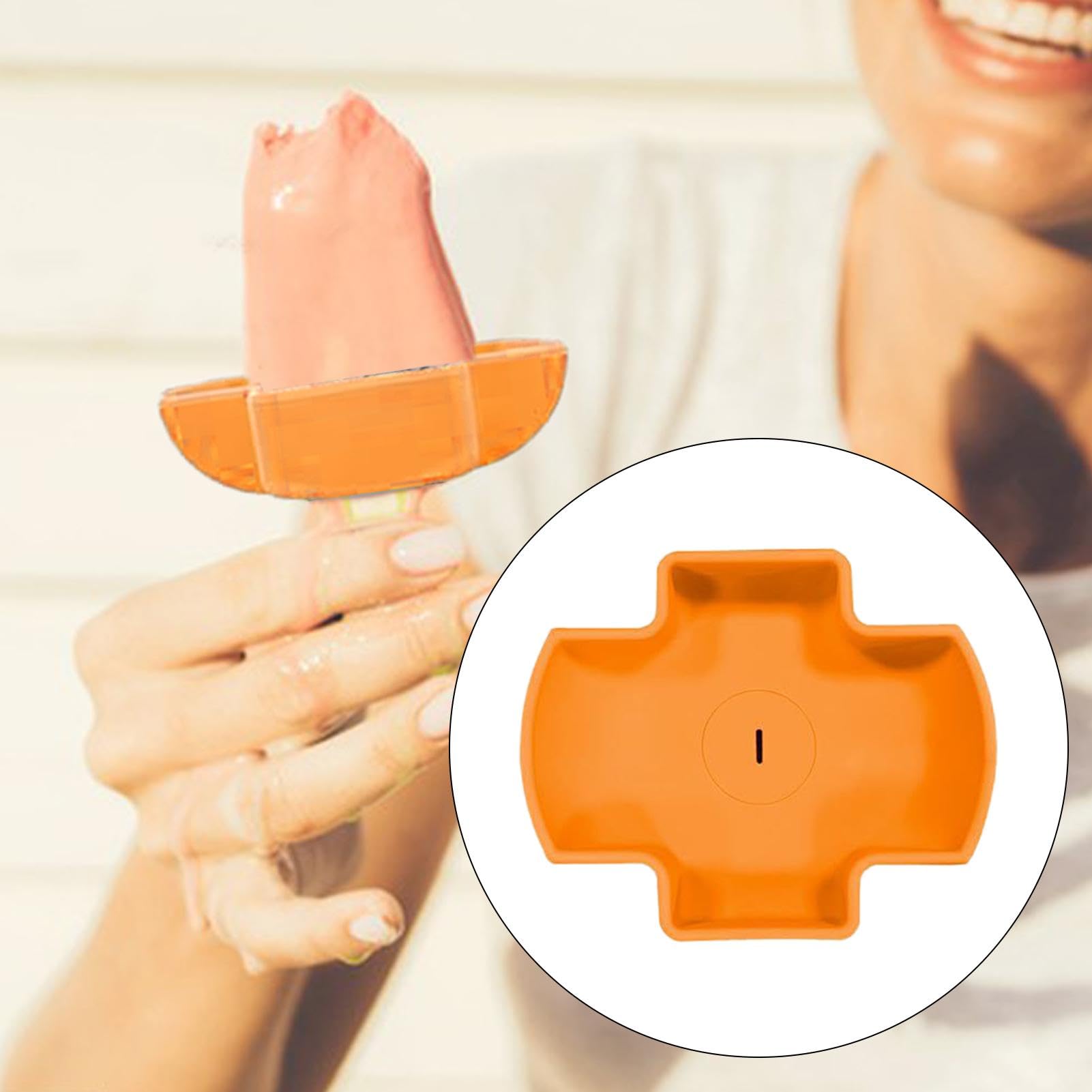 **Colorful Silicone Popsicle Holder - Drip-Free Ice Pop & Ice Cream Tray for Kids & Adults - Perfect for Home, Kitchen, Parties & Summer Treats**