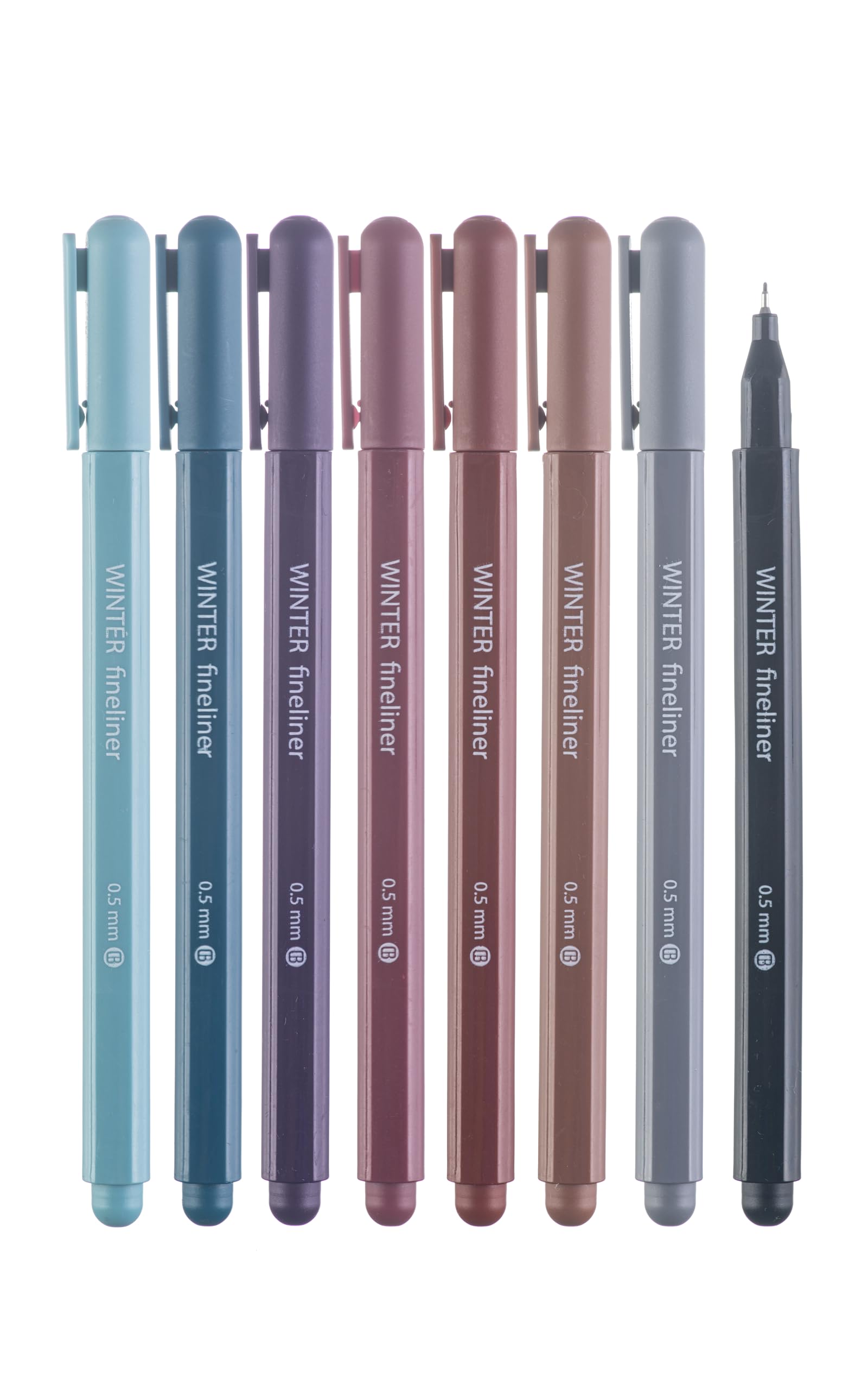 DIVERSEBEE 0.5mm Bible Pens No Bleed - 8 Colors for Journaling & Bible Study
