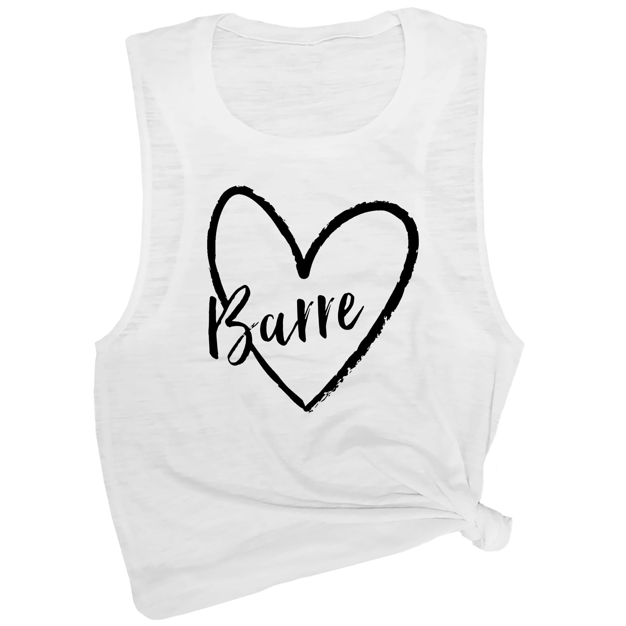 Women's Barre Workout Tank Top - Sleeveless Gym Tee for Yoga & Fitness
