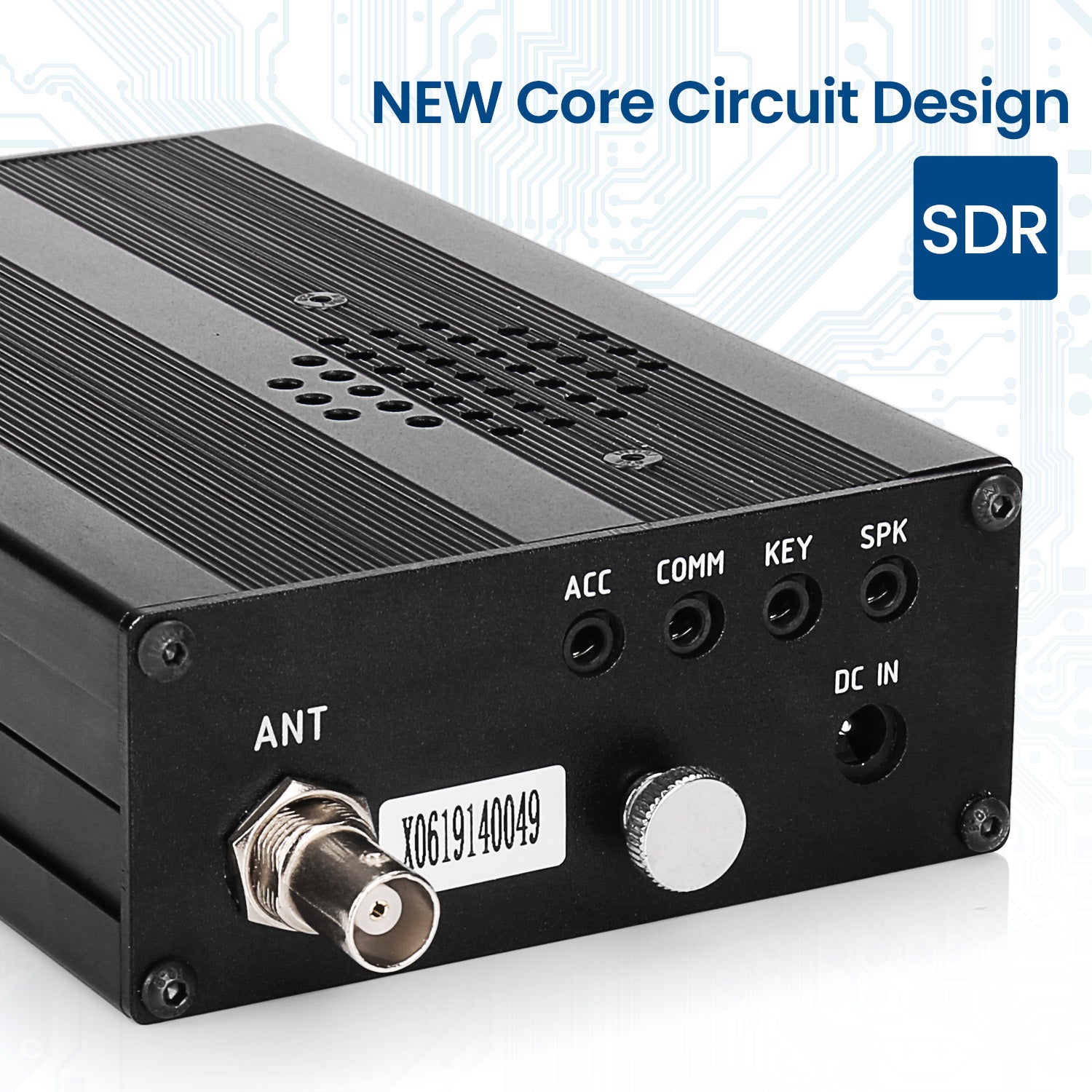 XIEGU G1M HF Transceiver - Quad Band Portable SDR Radio with 5W SSB CW AM | QRP Ham Radio for Field Operations & Emergency Communications | Perfect for Camping, Hiking & Off-Grid Adventures