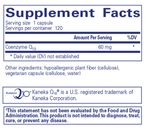 CoQ10 60mg 120 Capsules - Premium Ubiquinol Supplement for Heart Health, Energy & Antioxidant Support - Supports Cardiovascular Function & Cellular Energy Production (Great for Active Adults & Seniors)