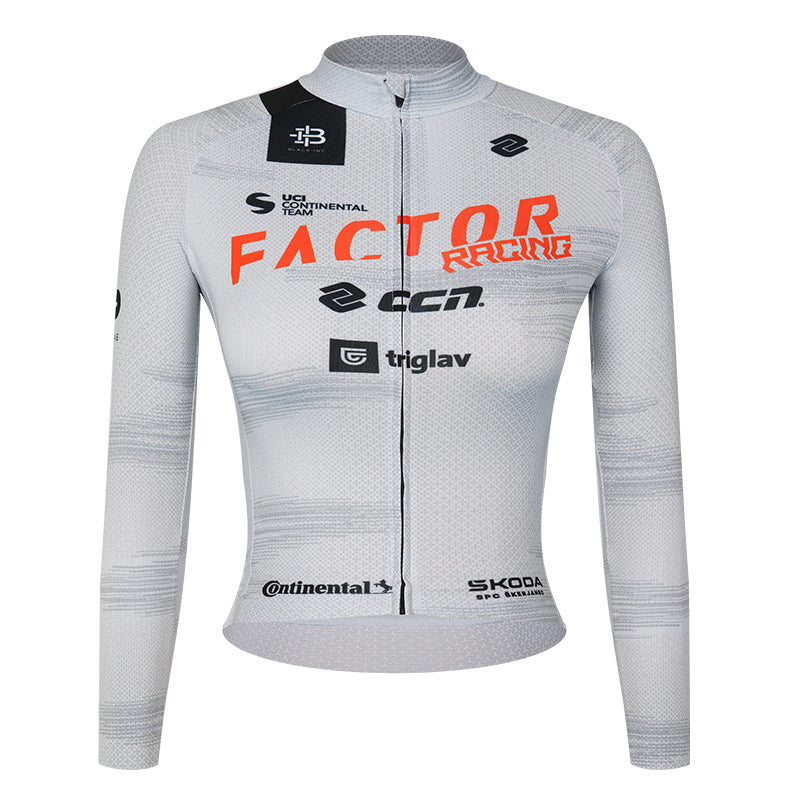 FACTOR RACING UCI Certified Women's Cycling Jersey Long Sleeve - Breathable & Moisture Wicking for Road Biking & Training