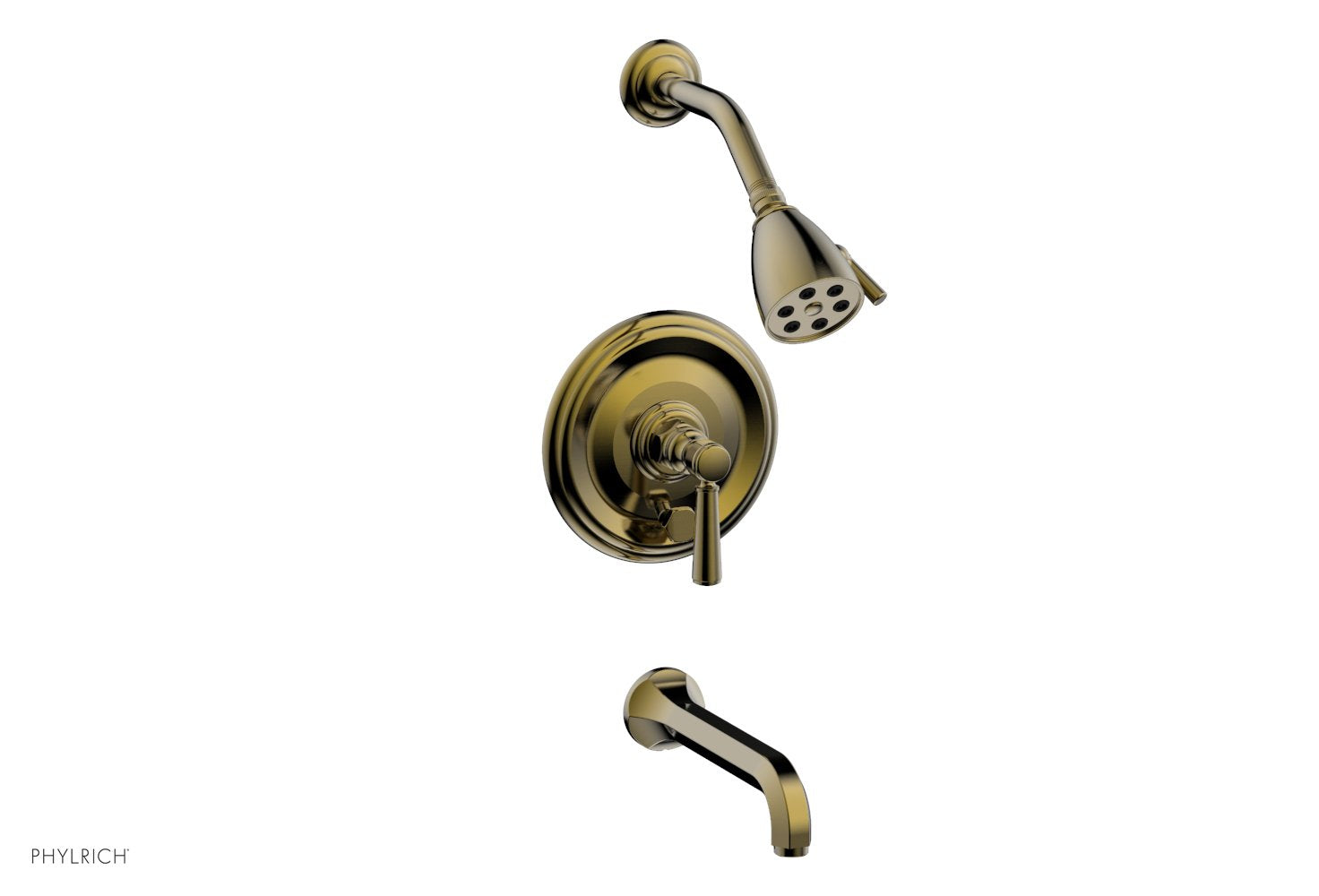 HEX TRADITIONAL Pressure Balance Tub and Shower Faucet Set - 500 27 Series - Perfect for Bathroom Renovation & Modern Home Upgrade