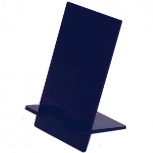 Black Acrylic Phone Stand - Adjustable & Durable Smartphone Holder for Desk, Tabletop, Office, Home - Perfect for Watching Videos, Video Calls & Hands-Free Use