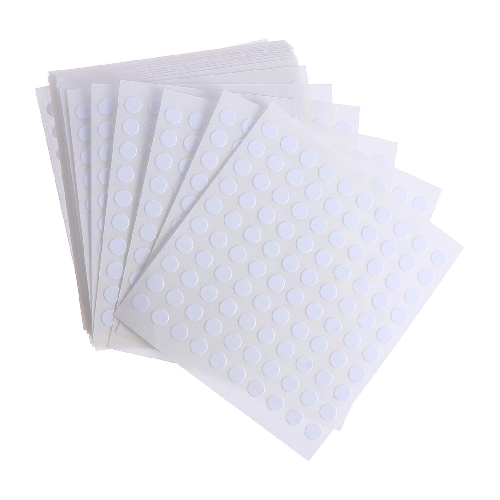 EXCEART 20 Sheets Removable Double Sided Foam Dot Stickers - Clear Circle Adhesive Dots for Posters, Crafts, Scrapbooking & DIY Projects - Perfect for Home Decor, School Projects and Office Organization