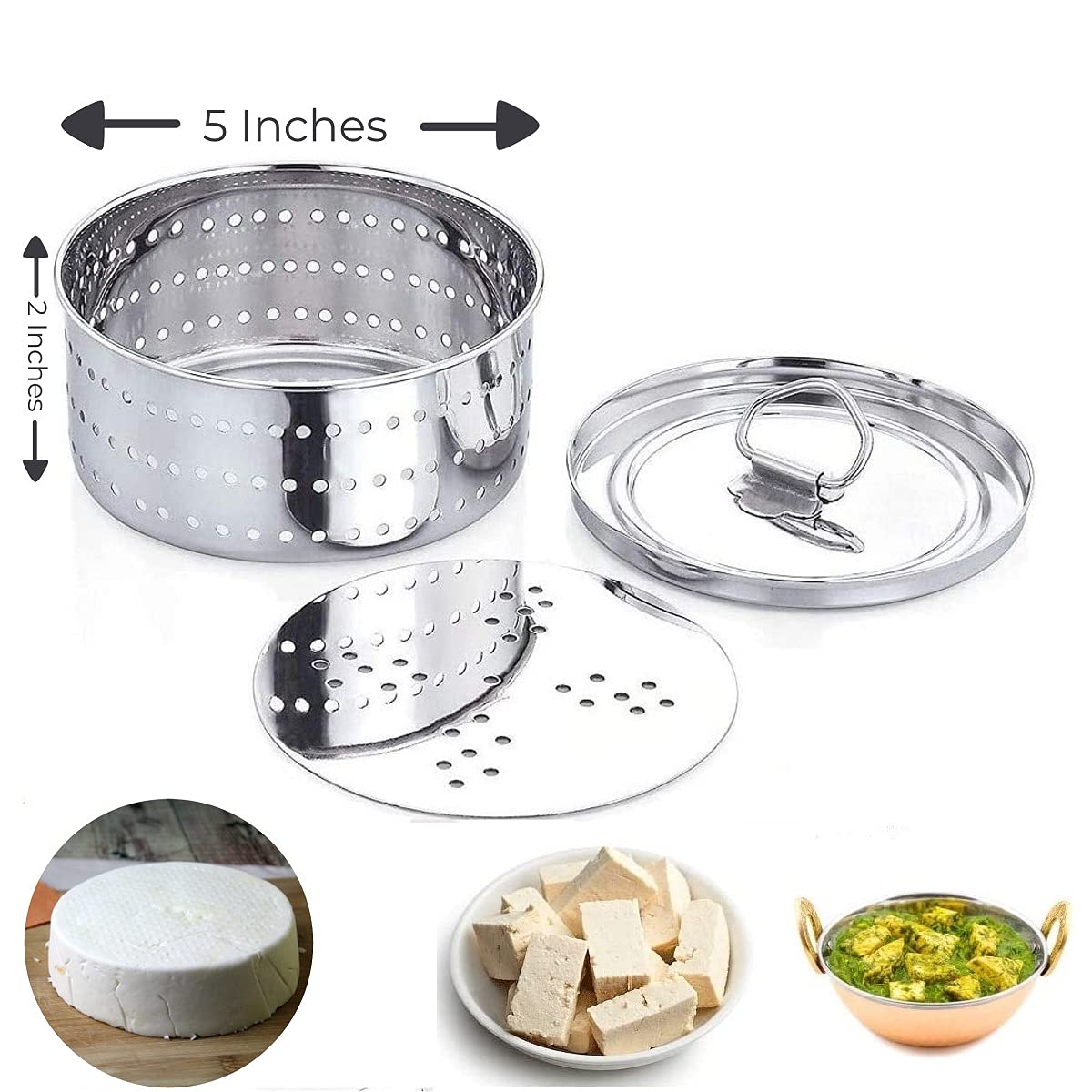 Dubbas Stainless Steel Paneer Maker - 5